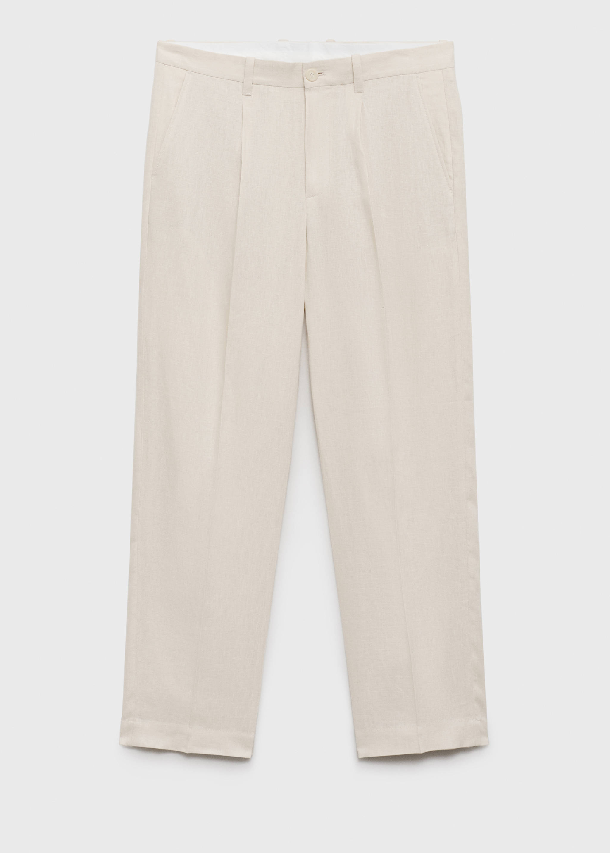 Pantalón 100% lino pinzas - Artículo sin modelo