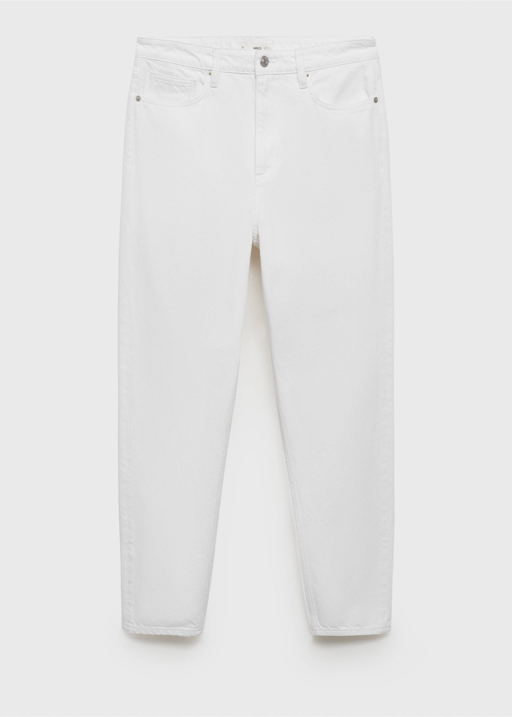 Jeans cropped carrot fit - Artículo sin modelo, Blanco roto. Ref: 87035924-00.