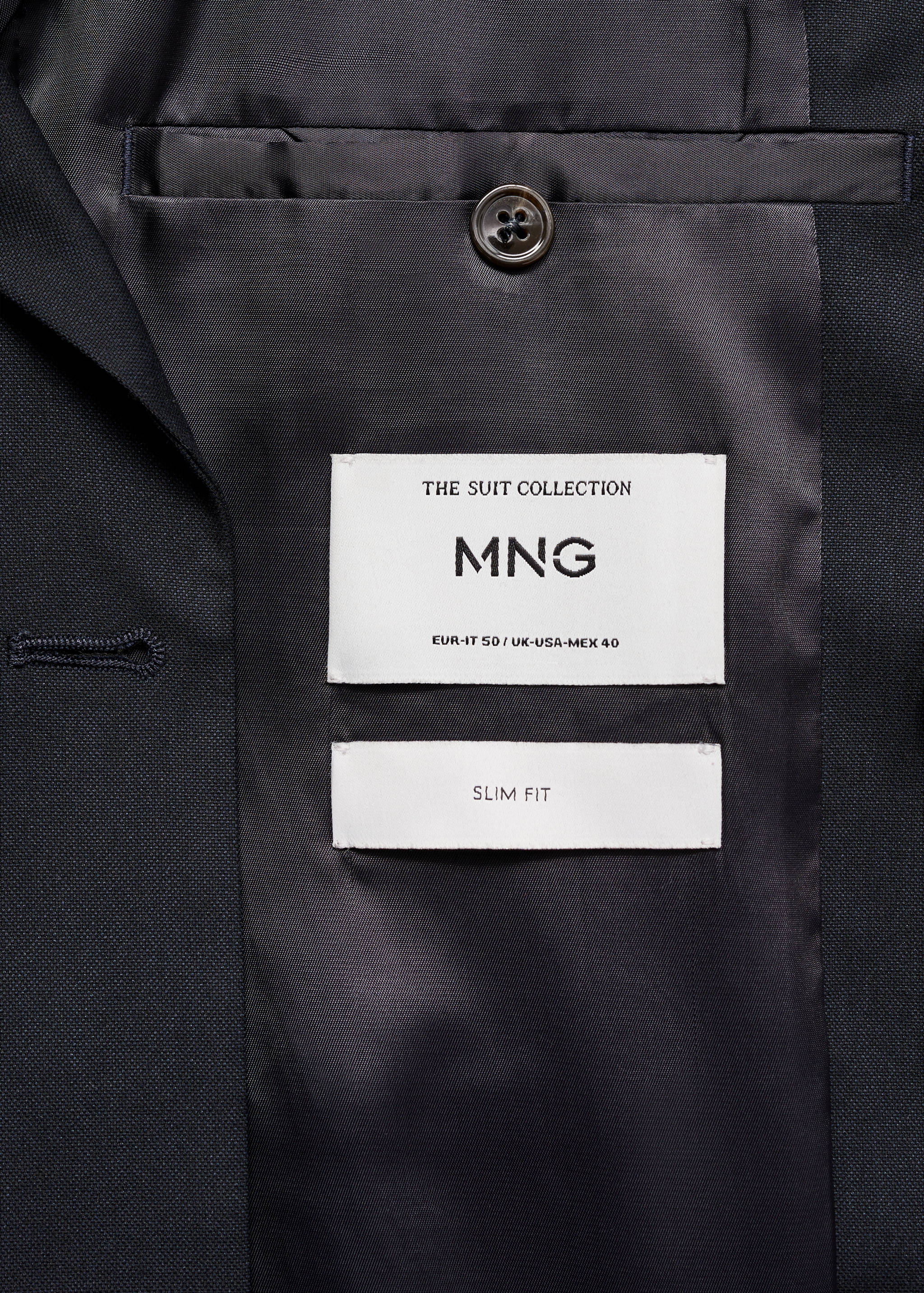 Oblekové sako Monaco slim fit s překřížením - Detail zboží 0