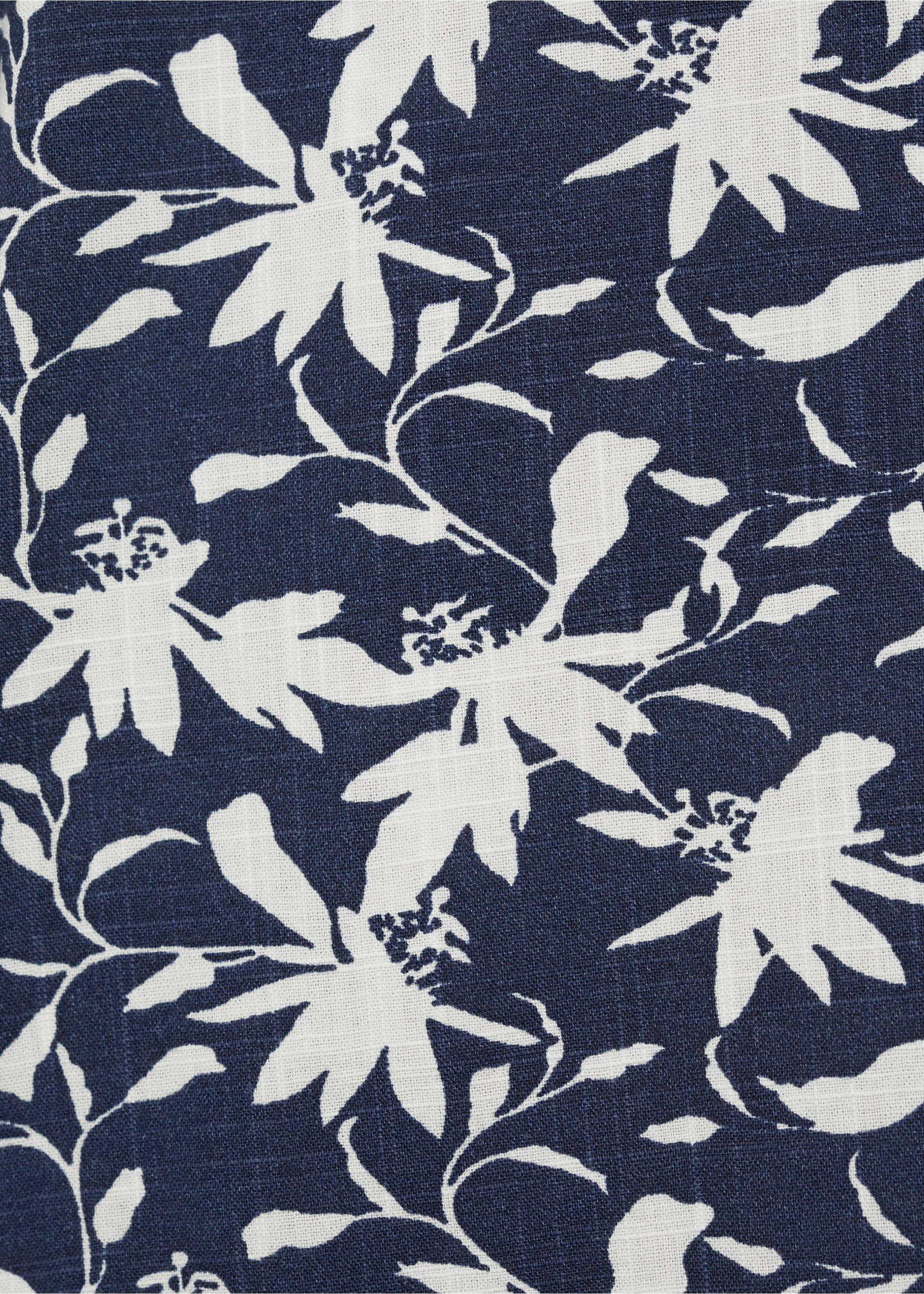 Tropical print shirt - Details of the article 0, Dark Navy. Ref: 87035941-00.