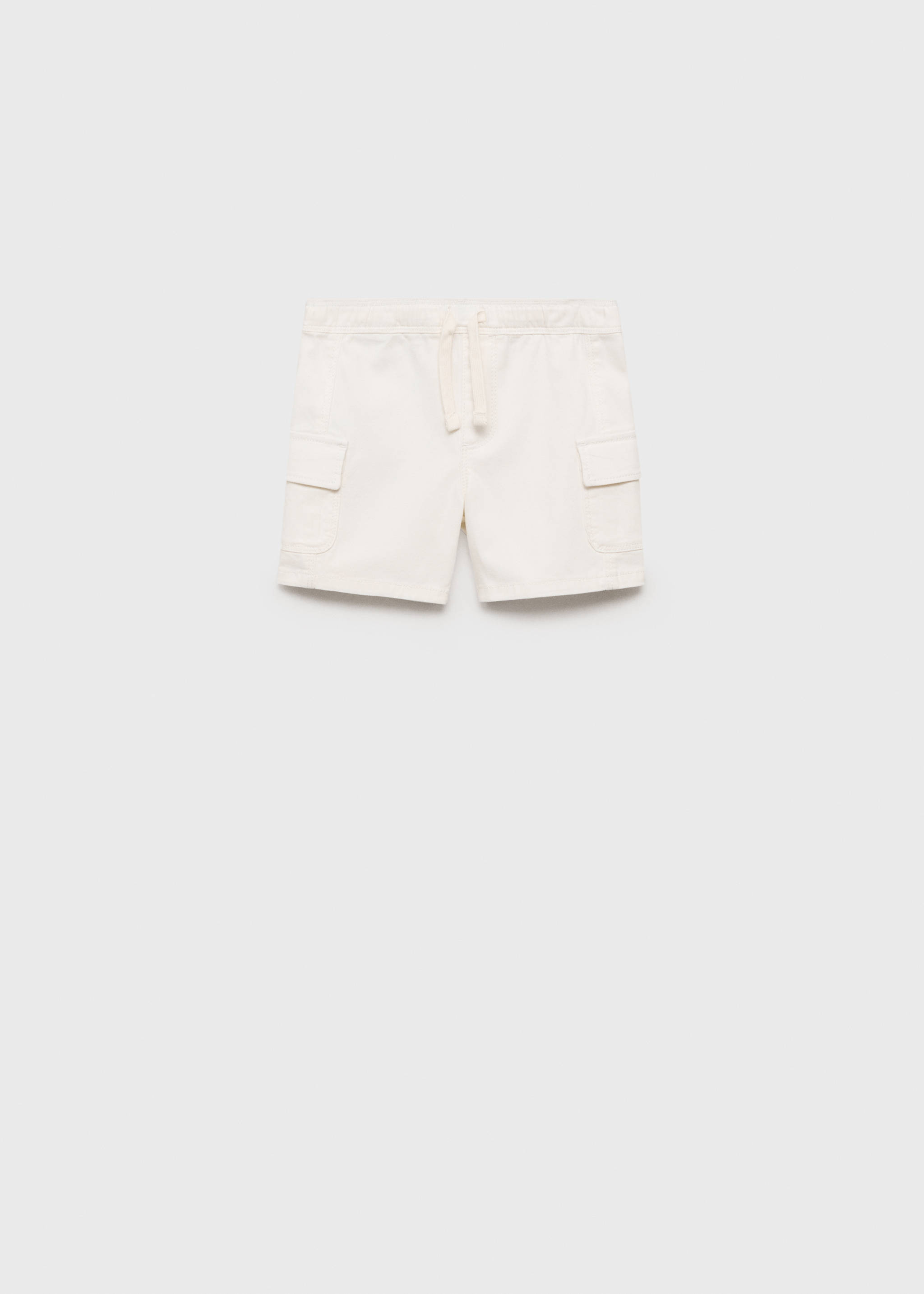 Drawstring cargo Bermuda shorts - Article without model