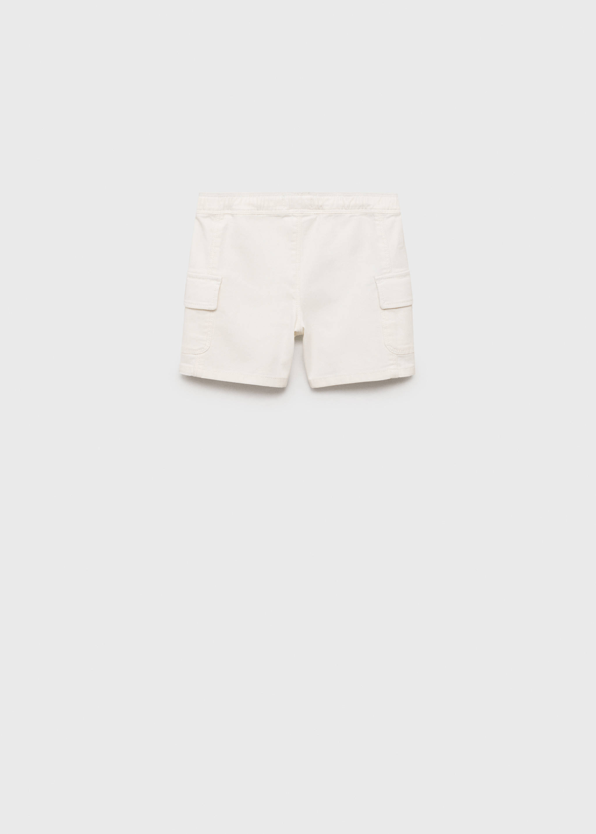 Drawstring cargo Bermuda shorts - Reverse of the article