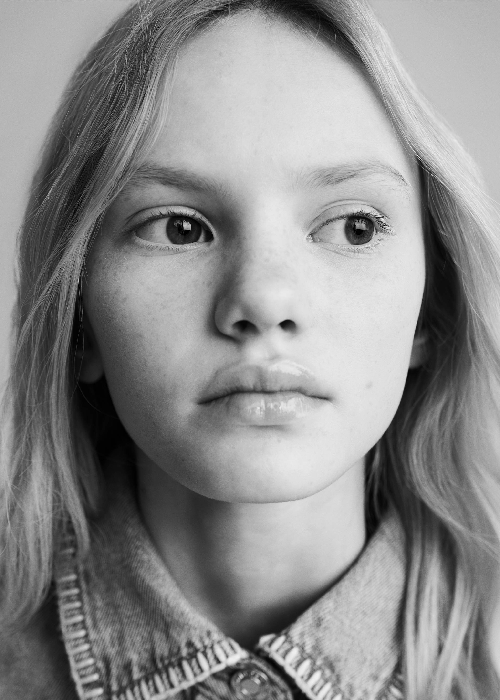 Jeansjacke in Cropped-Länge - Detail des Artikels 4, Mittelblau. Ref: 87035949-00.