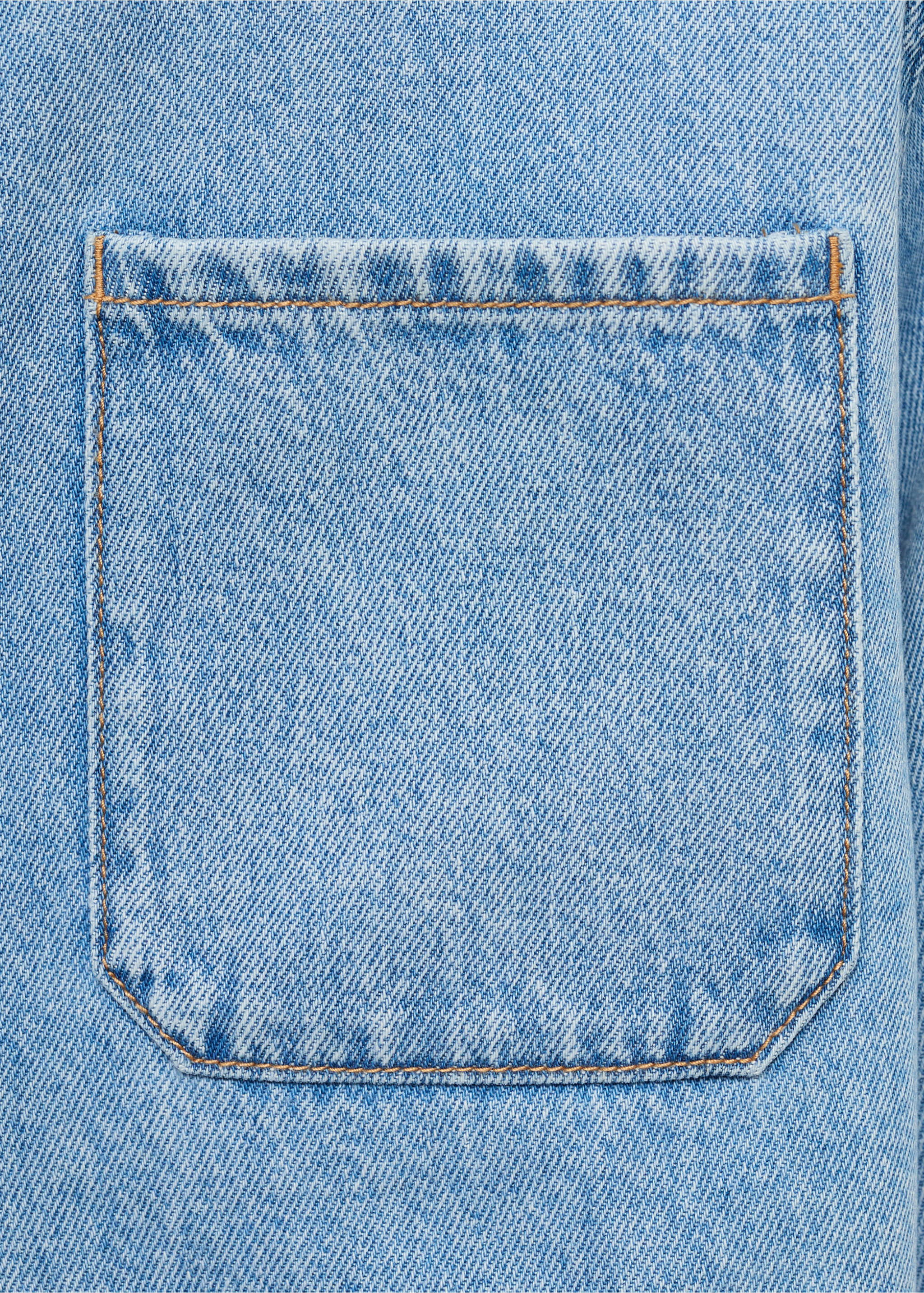 Jeansjacke in Cropped-Länge - Detail des Artikels 0, Mittelblau. Ref: 87035949-00.