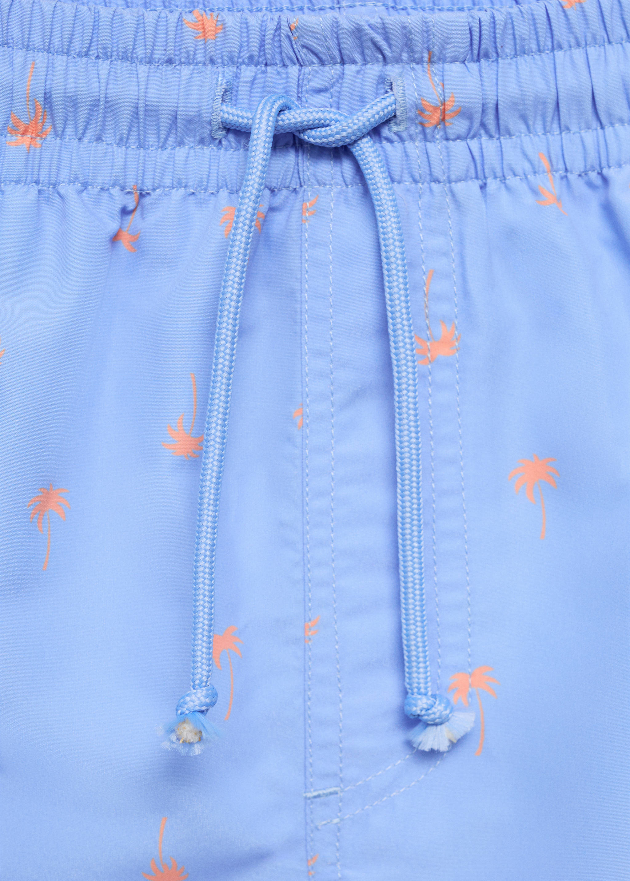 Palm trees print swimsuit trunks - Details of the article 8