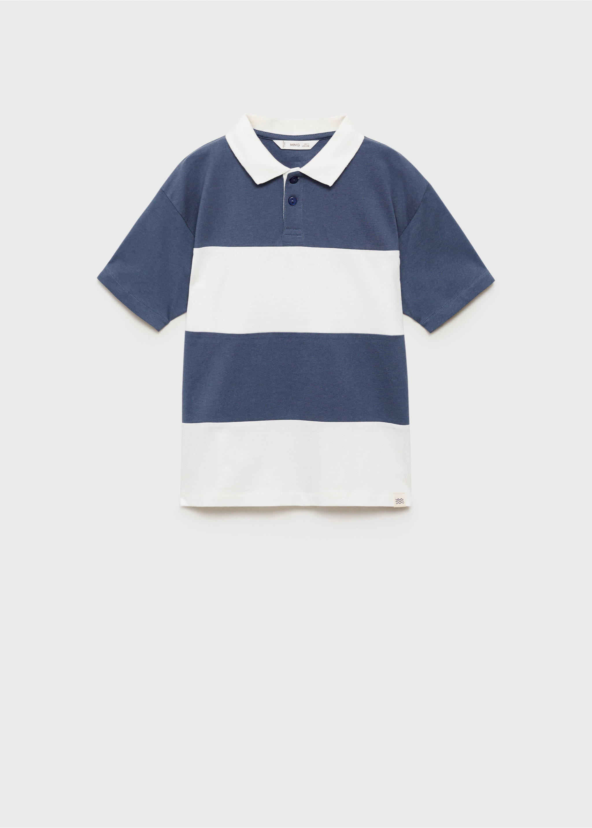 Polo cotó ratlles - Article sense model, Blau. Ref: 87035961-00.