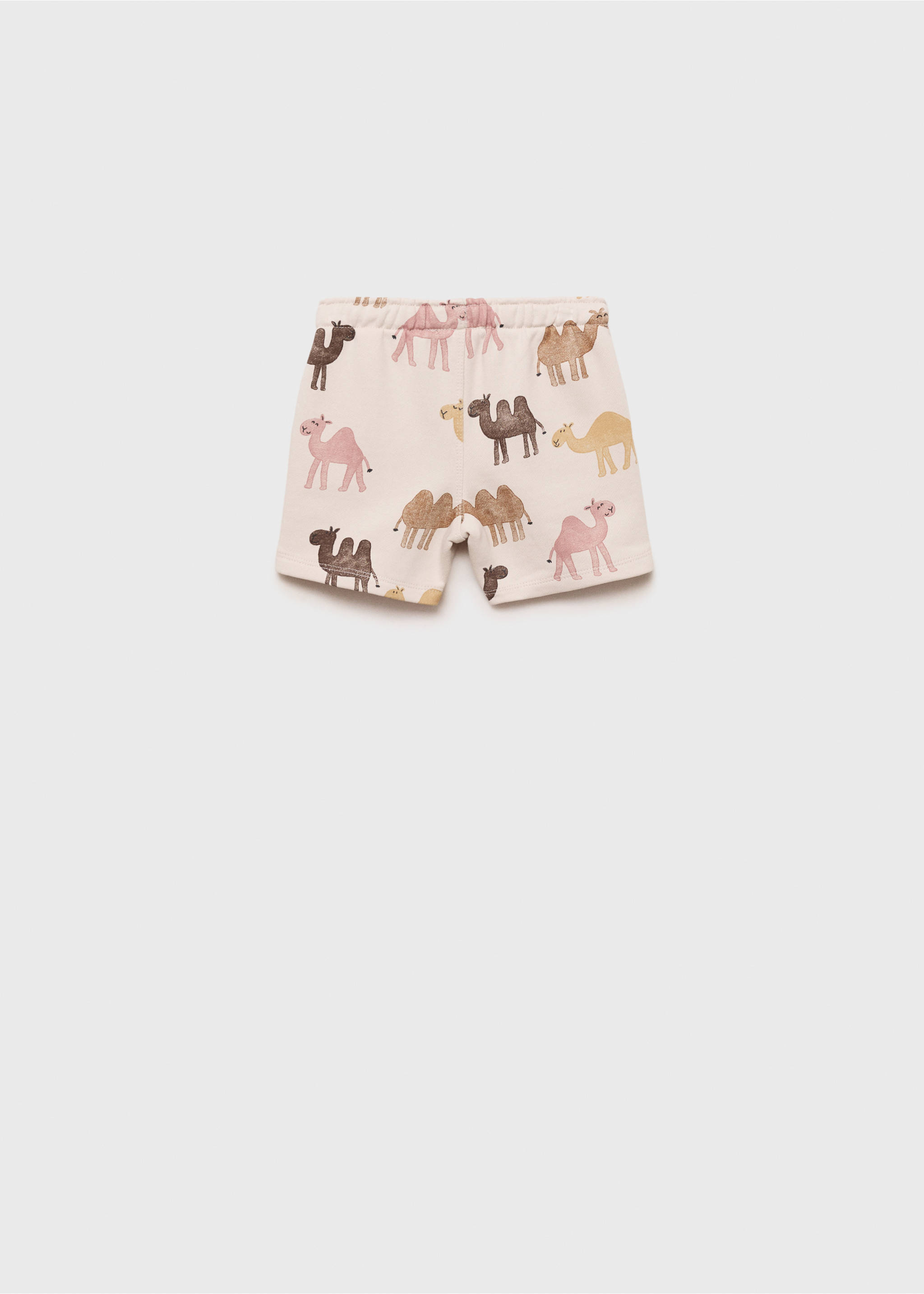 Tevemintás bermudanadrág - A cikk hátulja, Homok. Ref: 87035963-00.