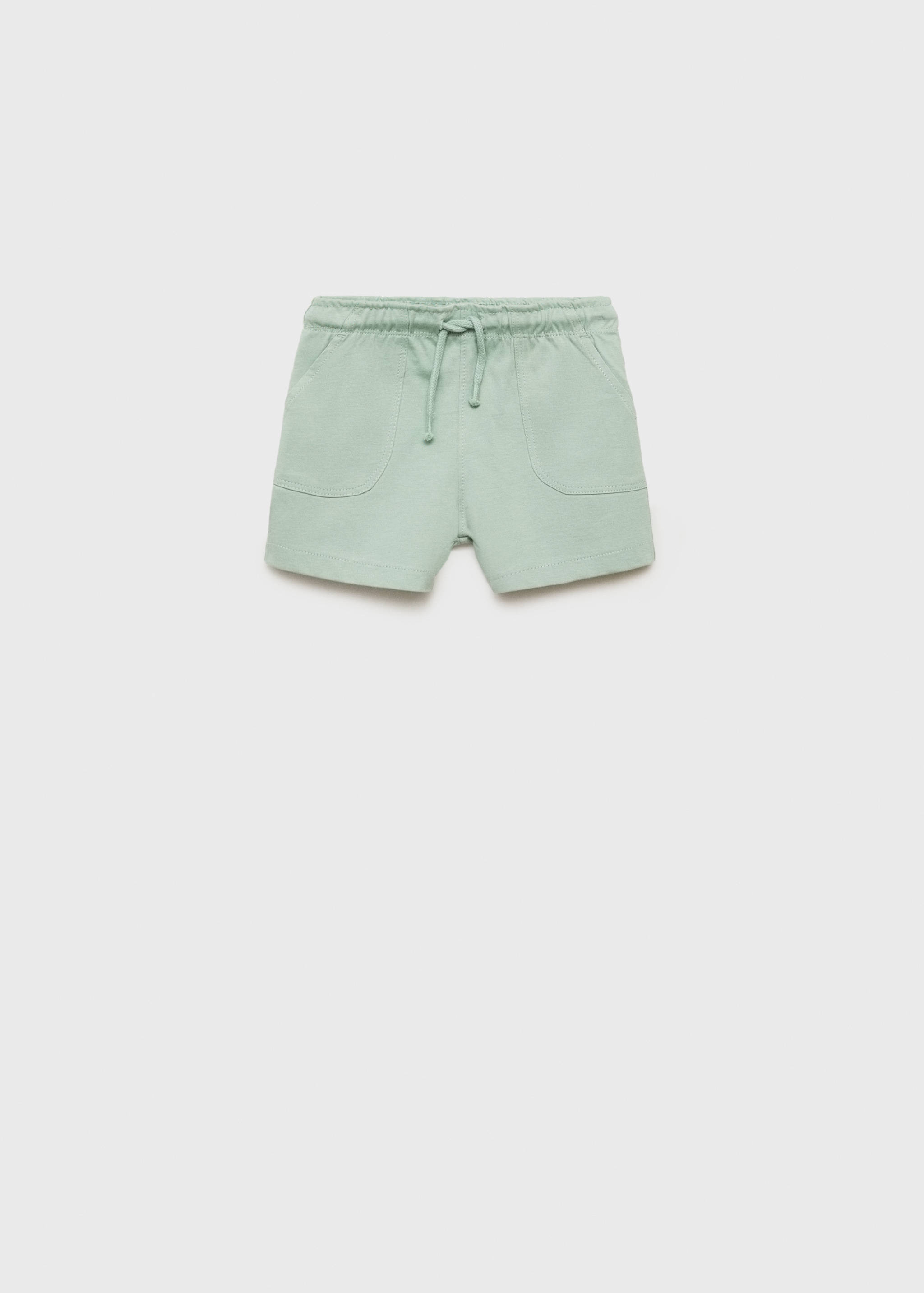Cotton shorts with drawstring - Article without model
