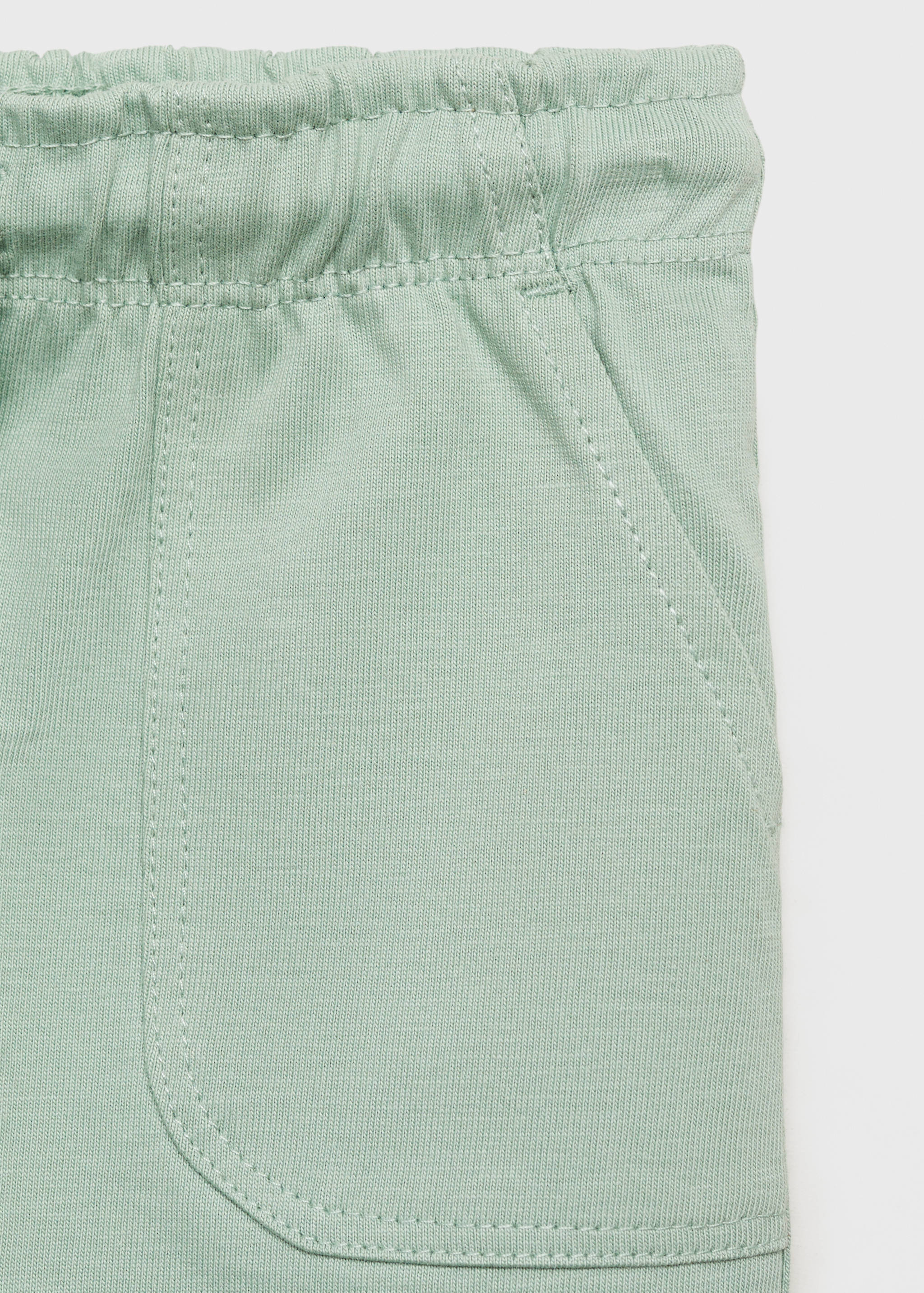 Cotton shorts with drawstring - Details of the article 8