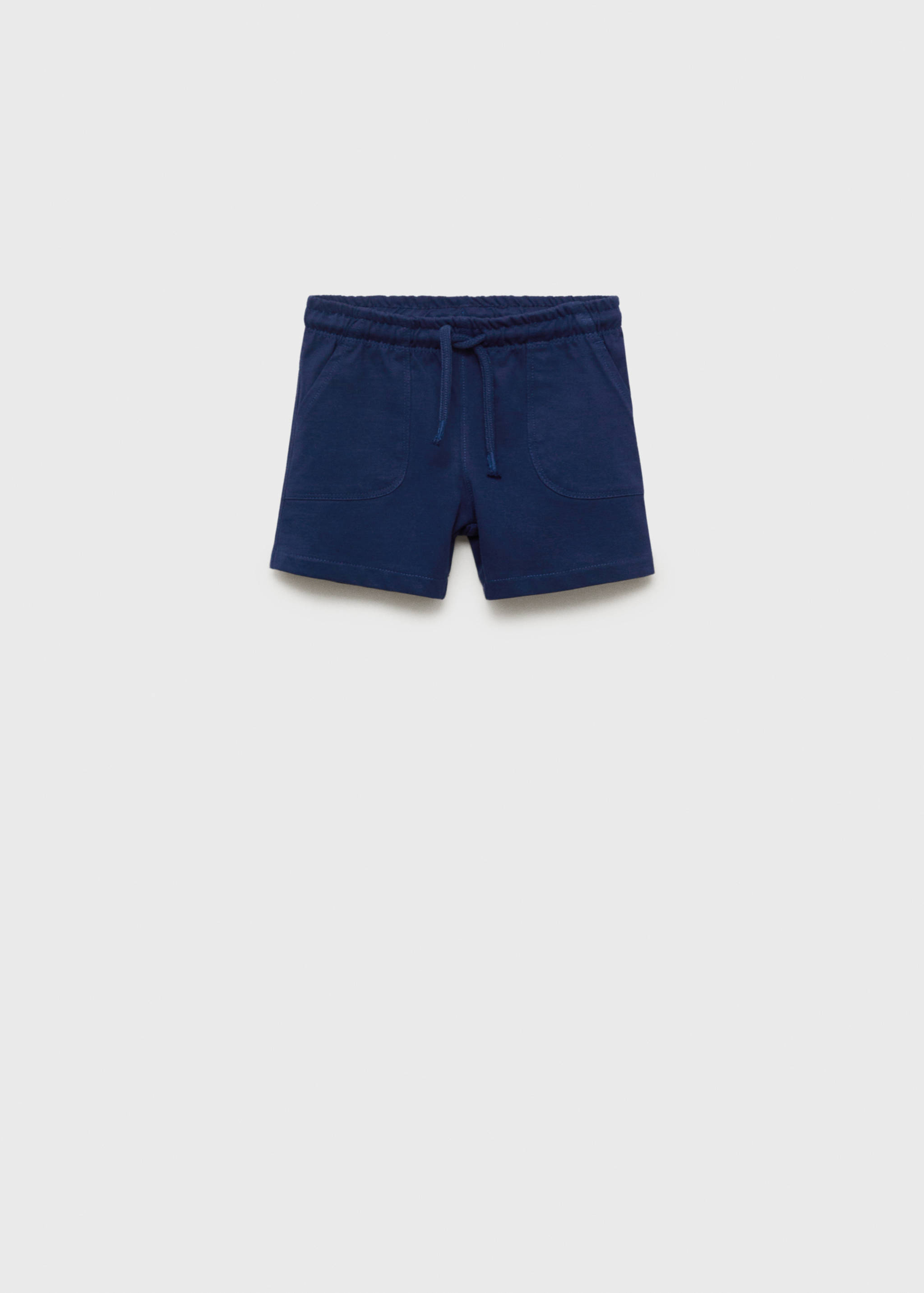 Cotton shorts with drawstring - Article without model