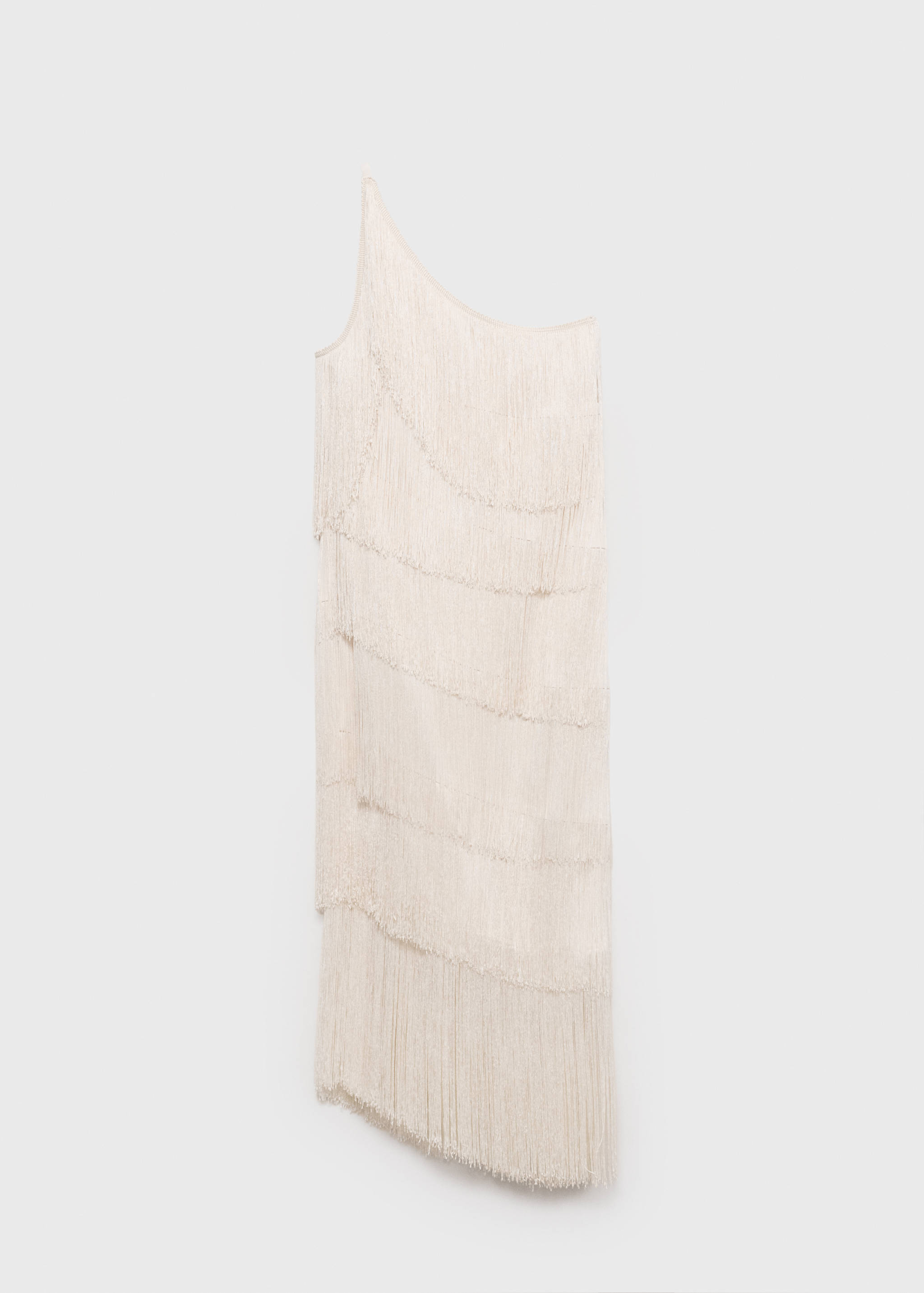 Asymmetrical fringed midi-dress - Reverse of the article