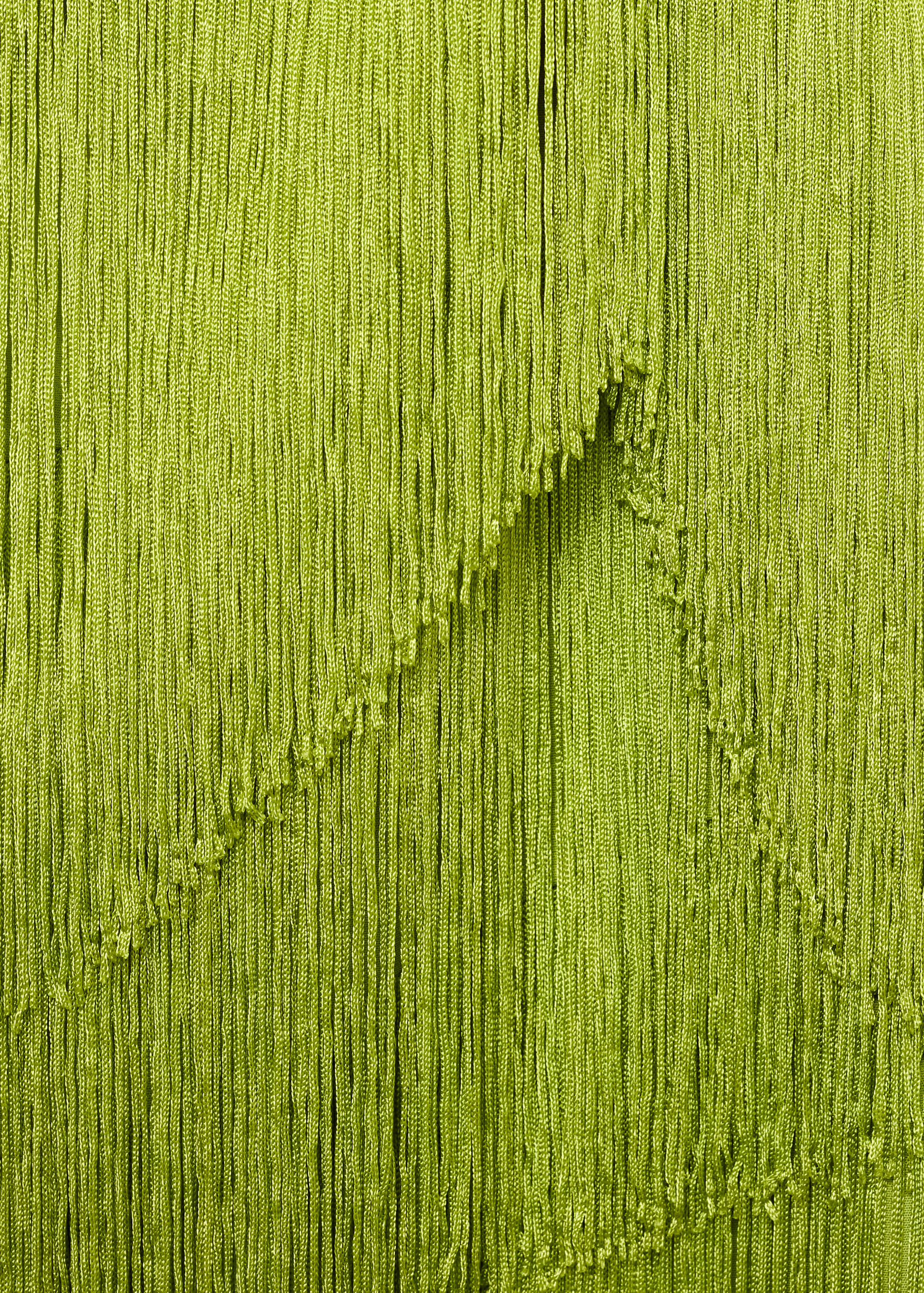 Asymmetrical fringed midi-dress - Details of the article 0