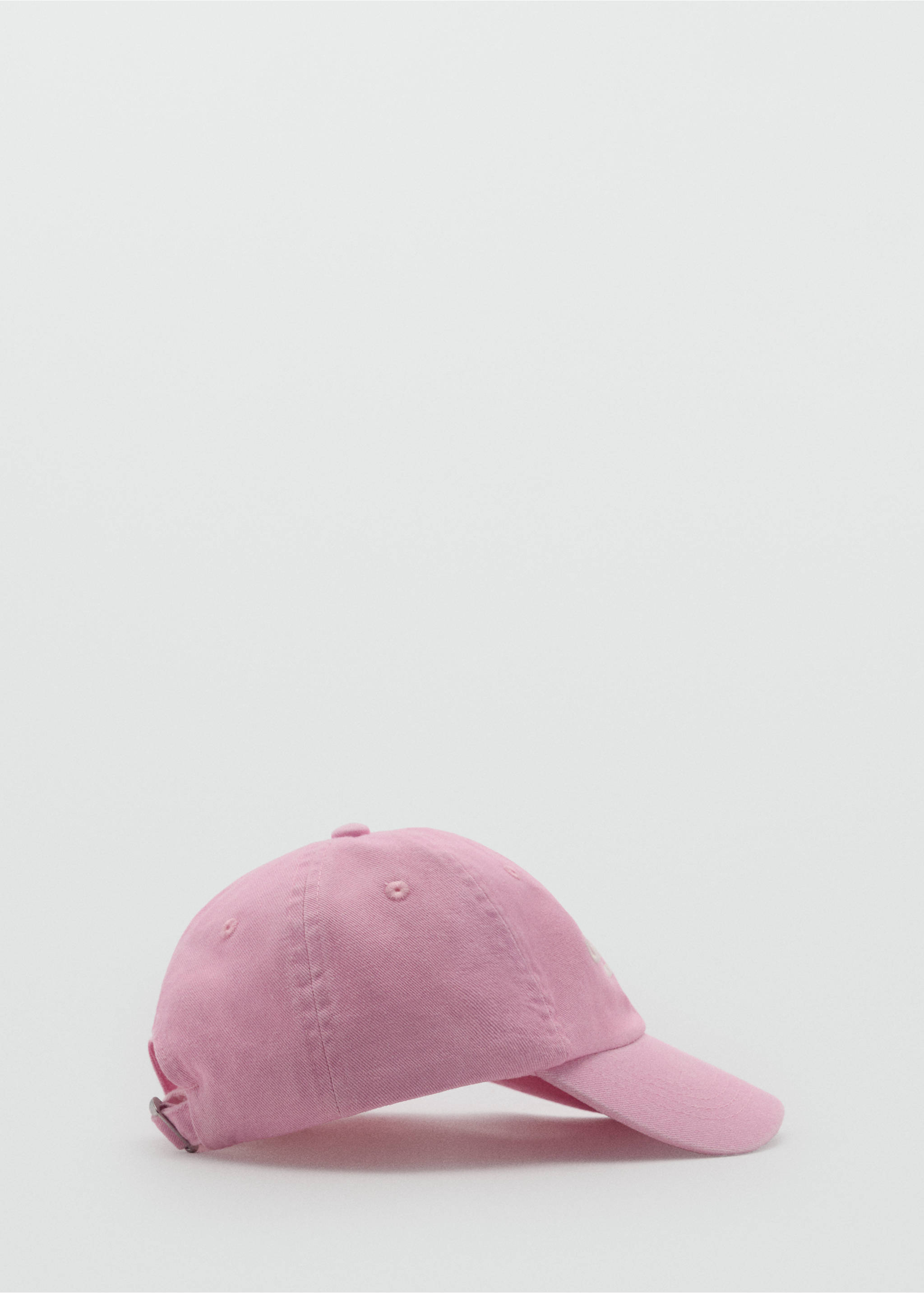 Cap with embroidered visor - Article without model, Pink. Ref: 87035974-00.