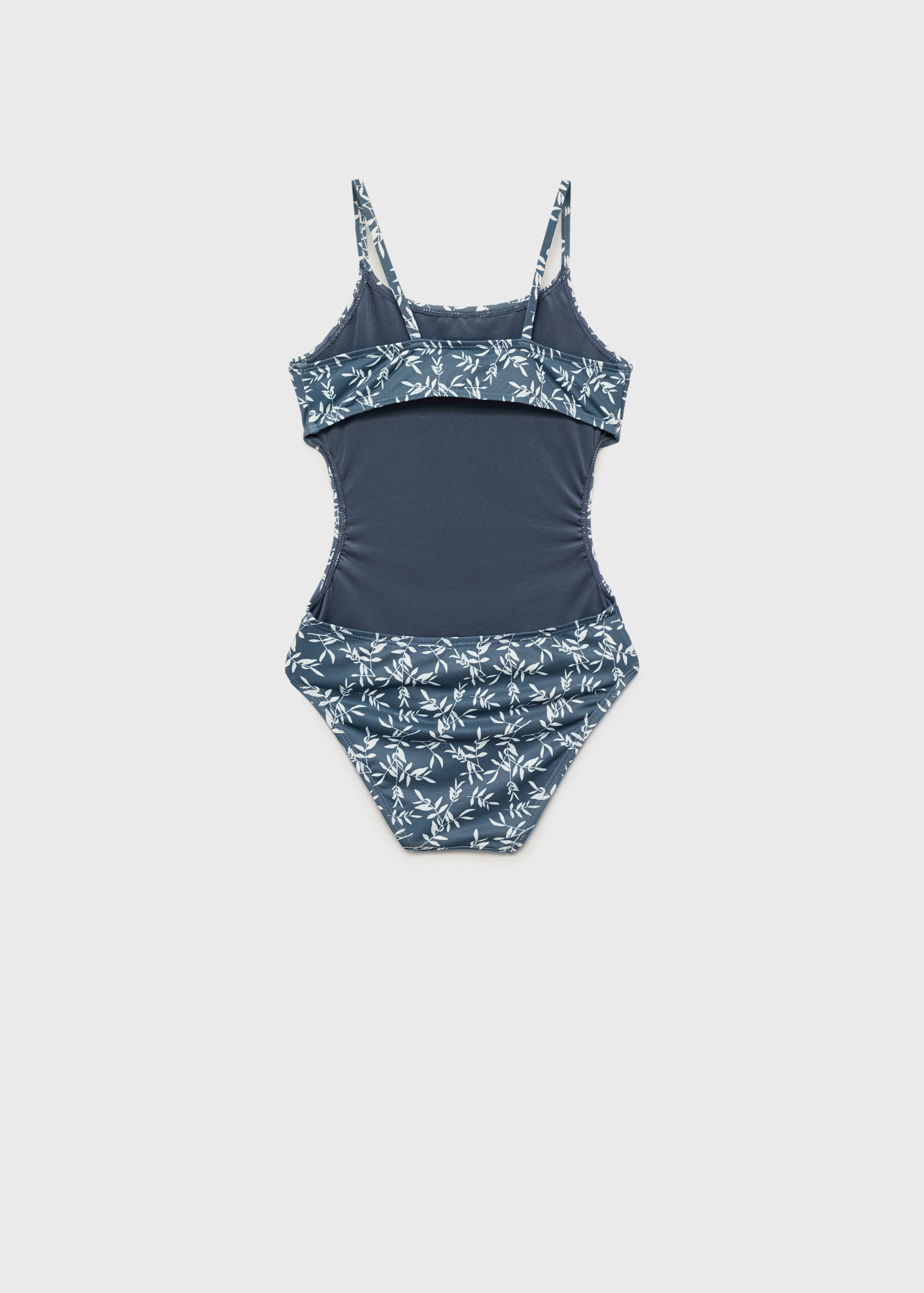 Leaf-print swimsuit - Reverse of the article