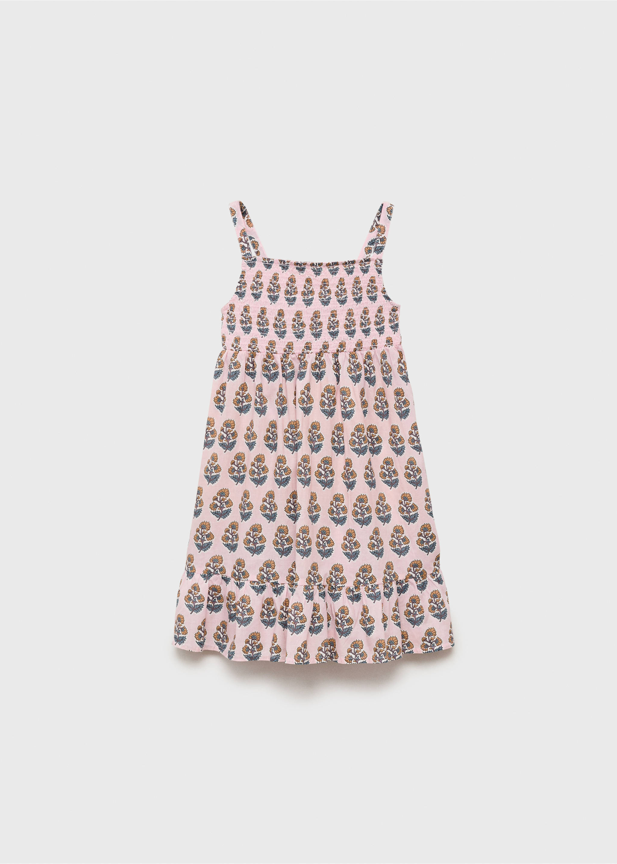 Flowers cotton dress - Article without model, Pink. Ref: 87035978-00.