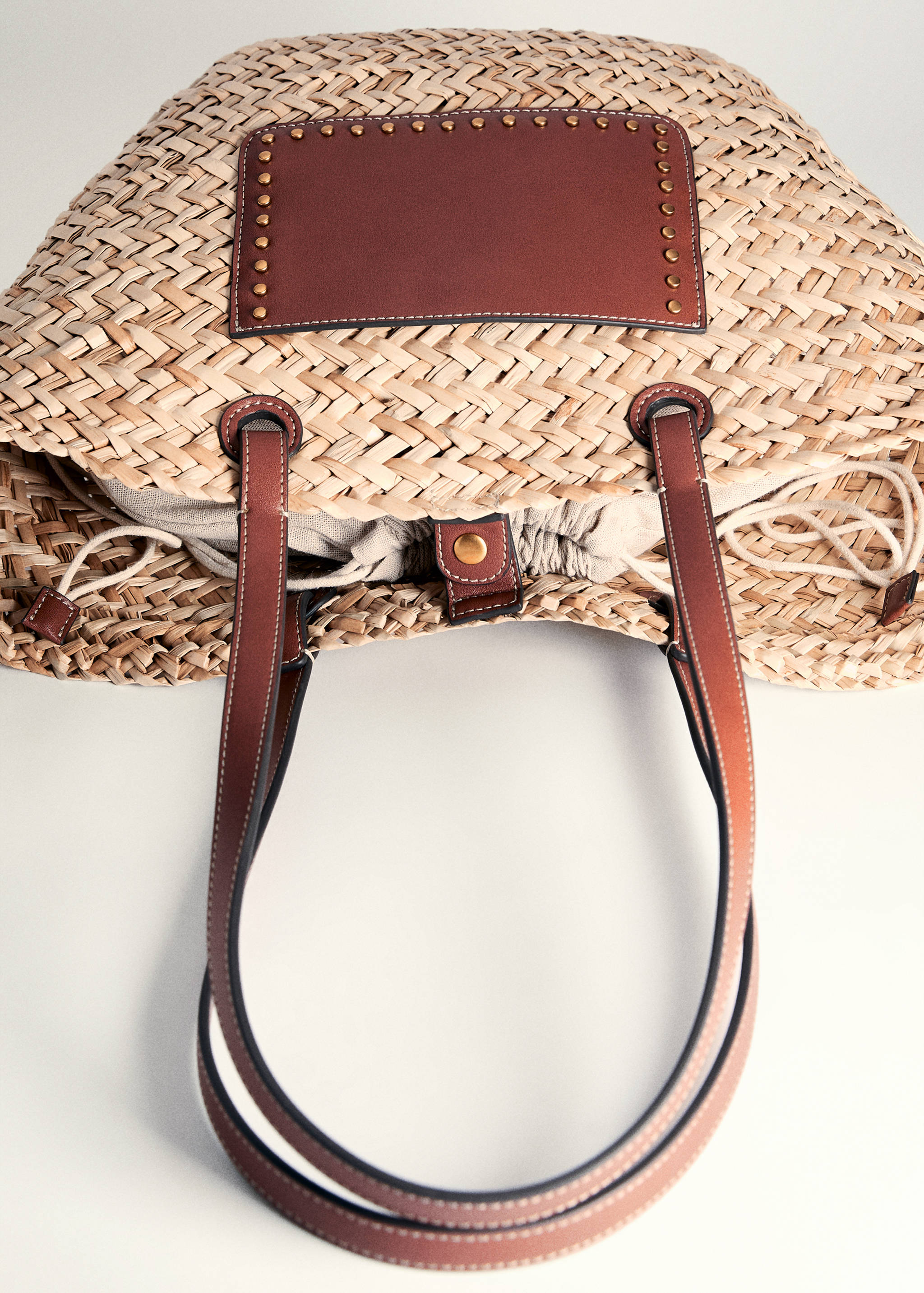 Capazo grande doble asa fibra natural - Detalle del artículo 5