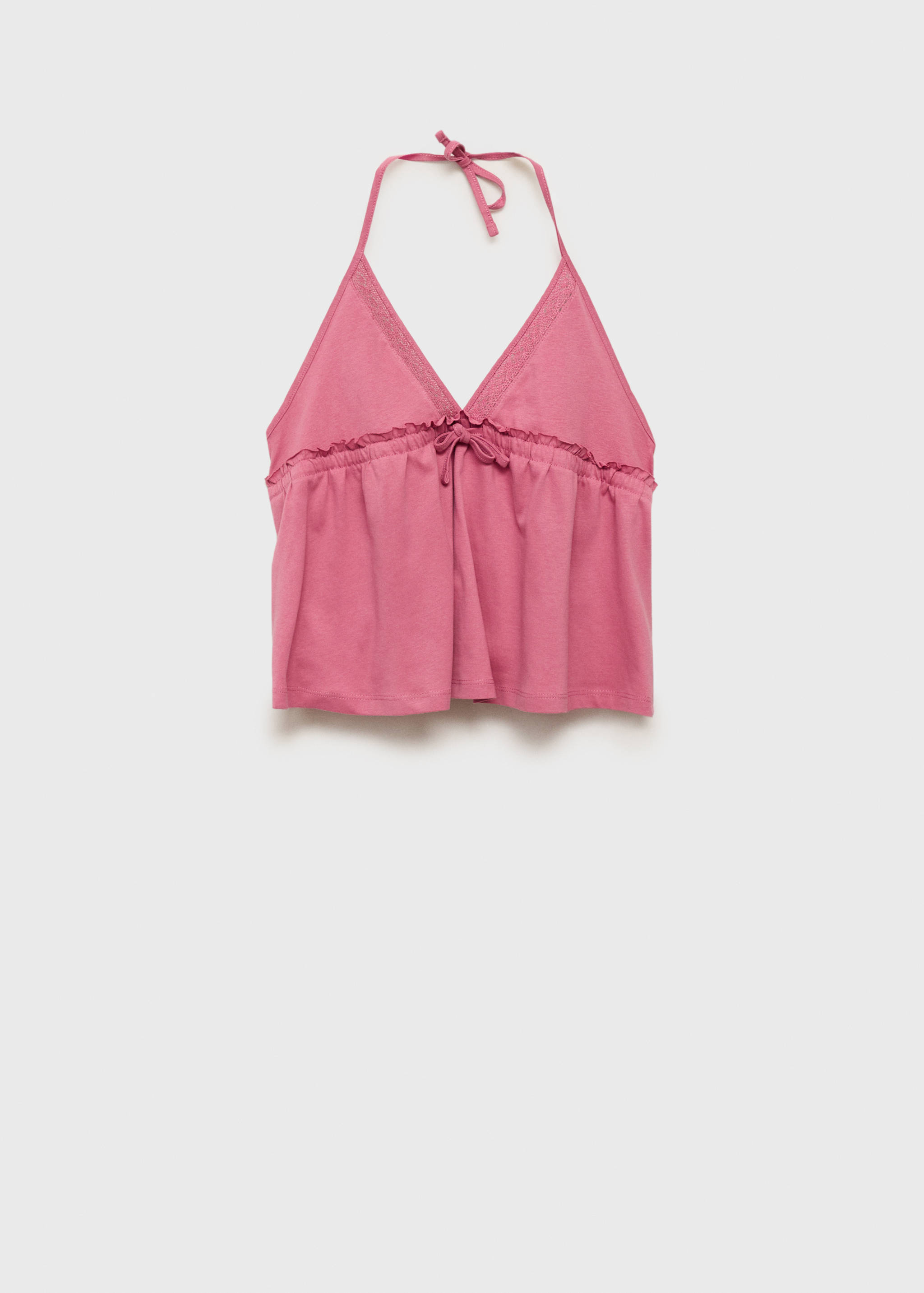 Top fruncido lazo - Artículo sin modelo