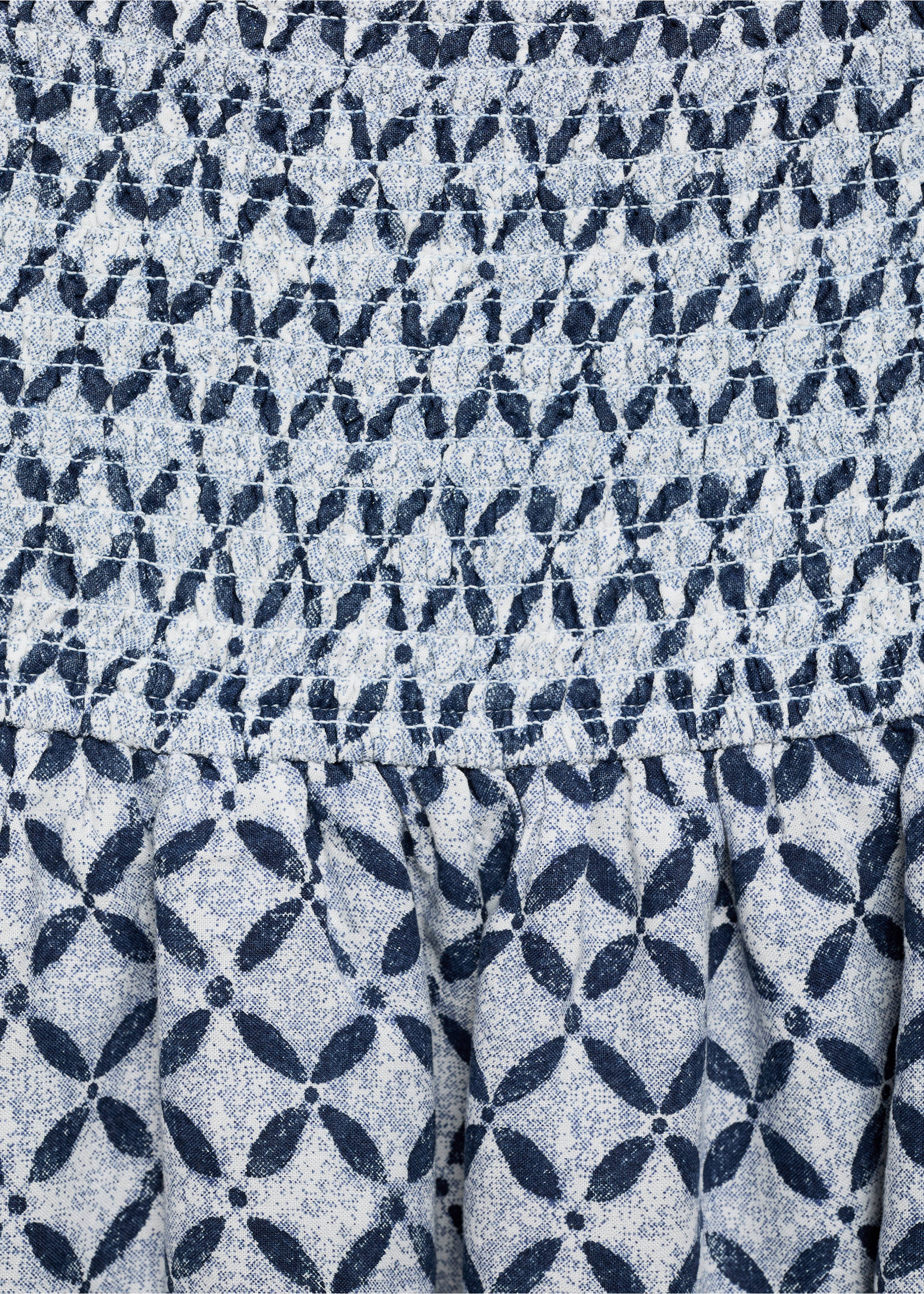 Printrock mit Rüschen - Detail des Artikels 8, Dunkles Marineblau. Ref: 87036339-00.