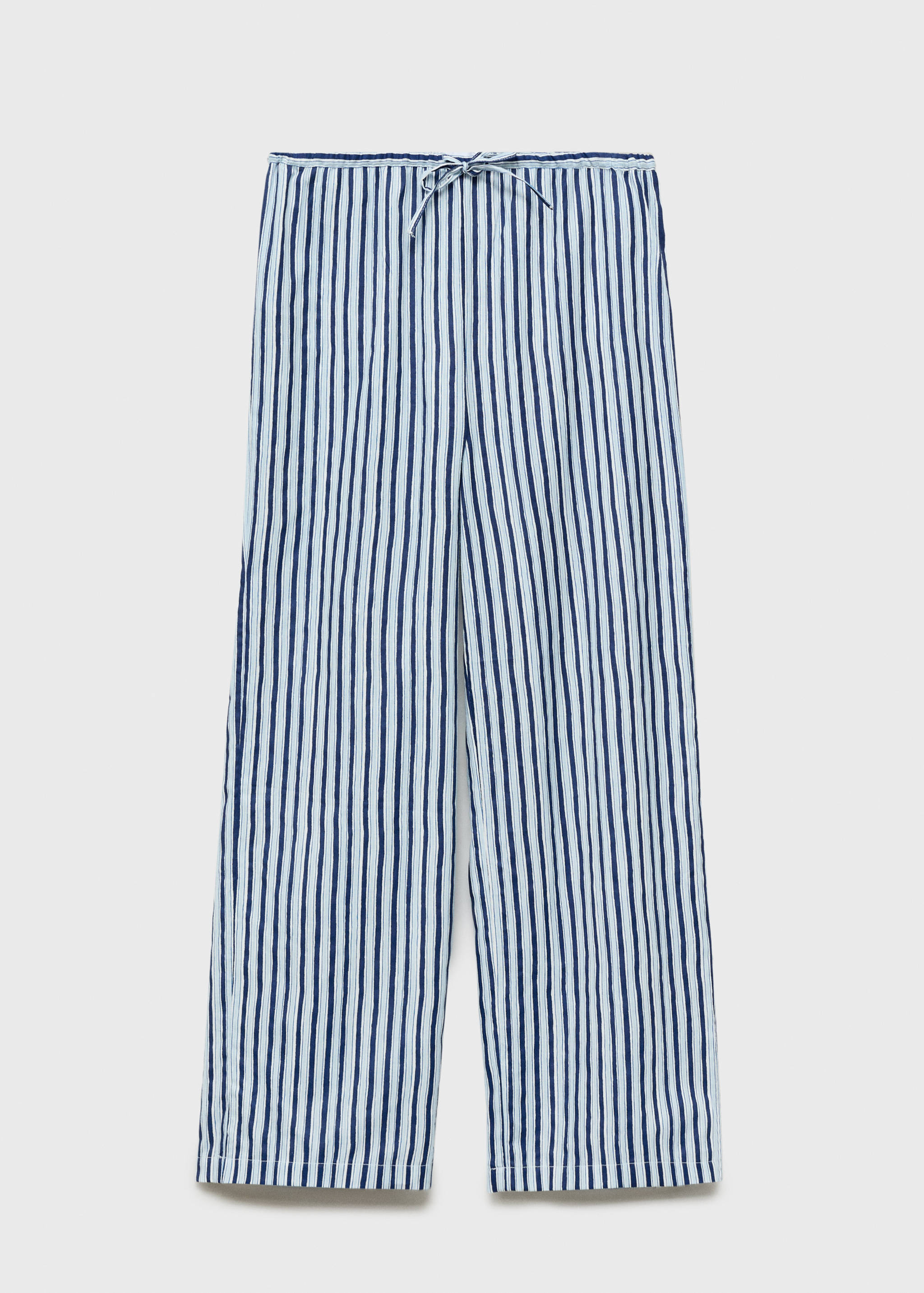 Straight striped trousers - Article without model