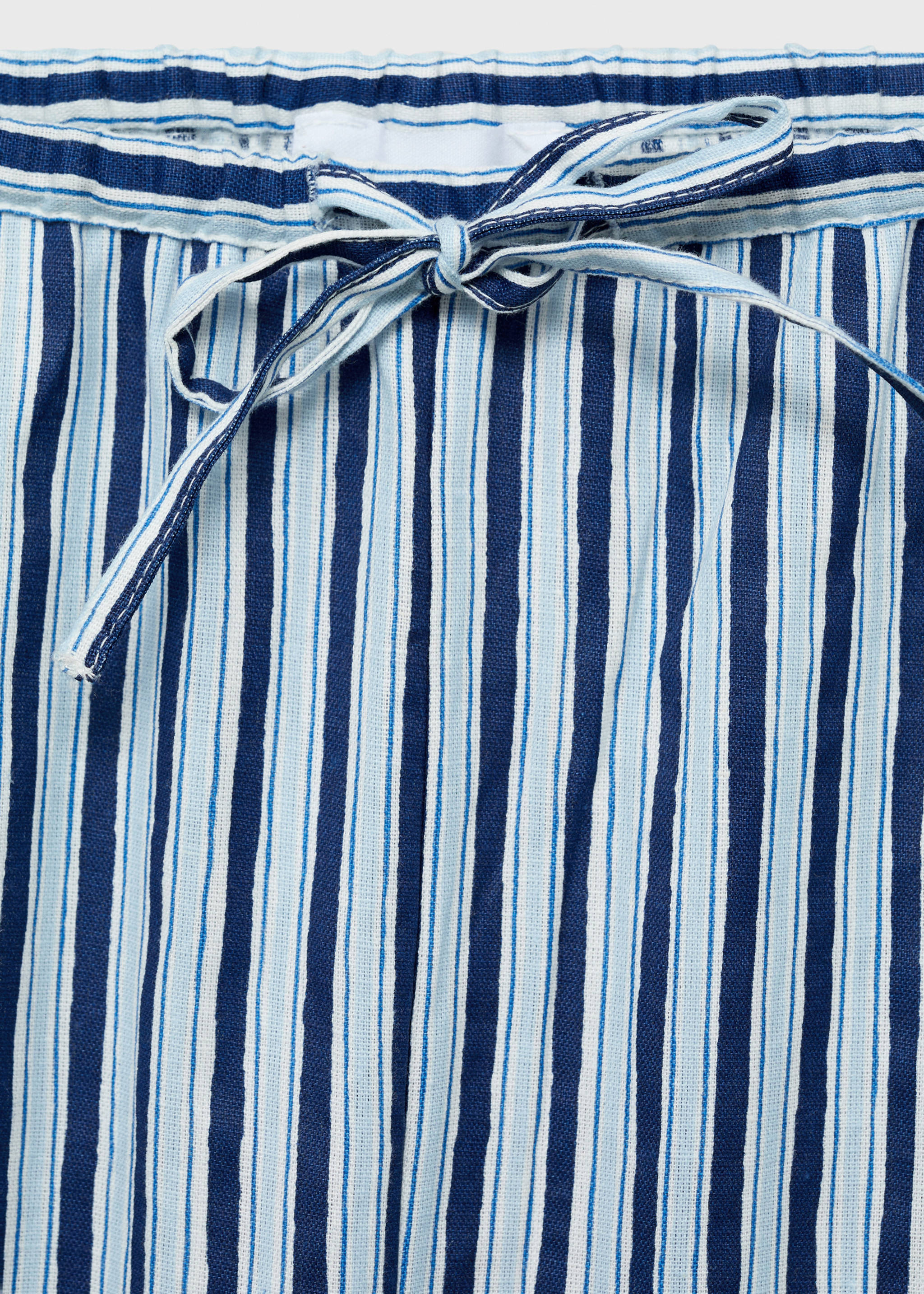 Straight striped trousers - Details of the article 8