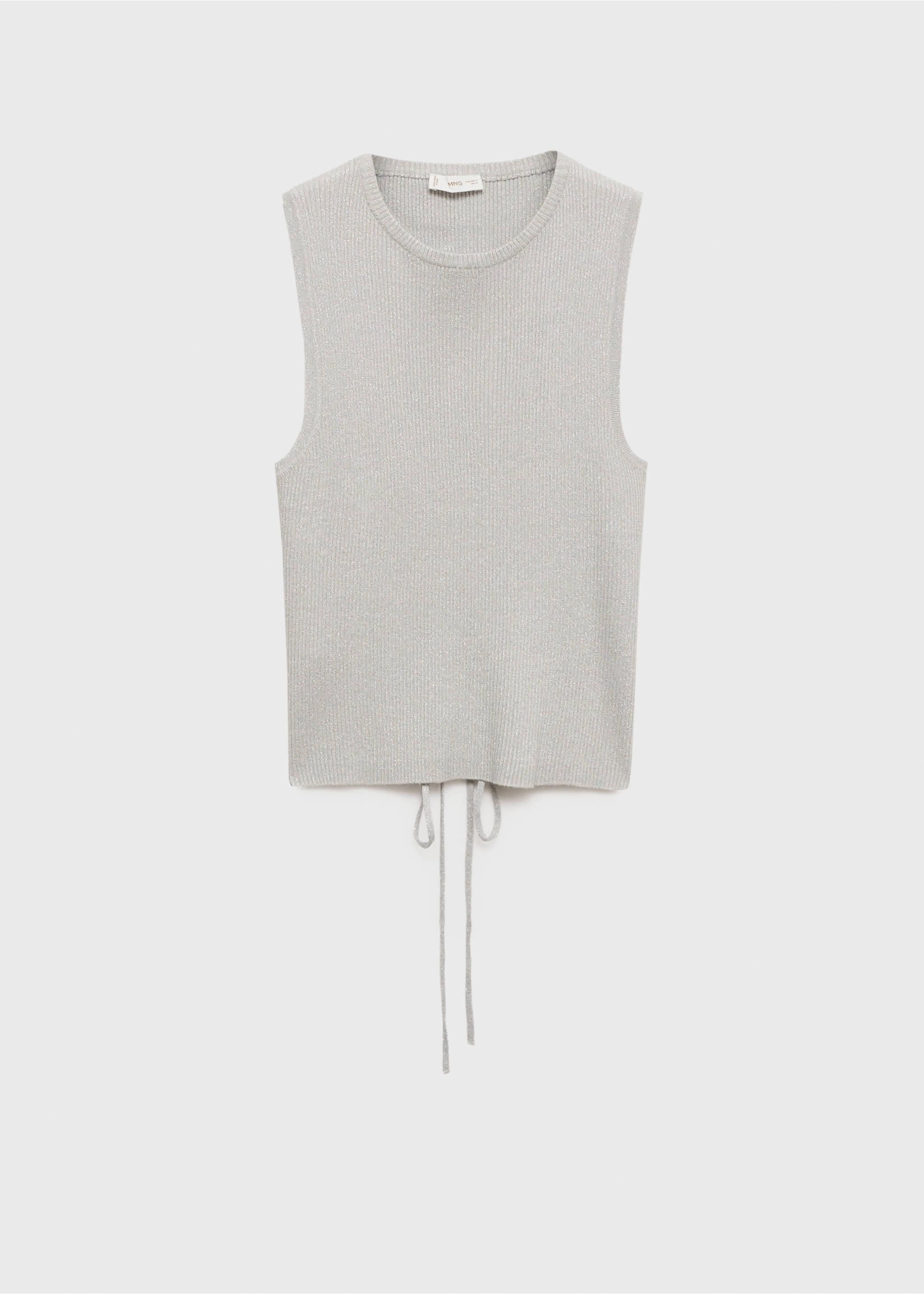 Open-back top - Article without model, Silver. Ref: 87036341-00.