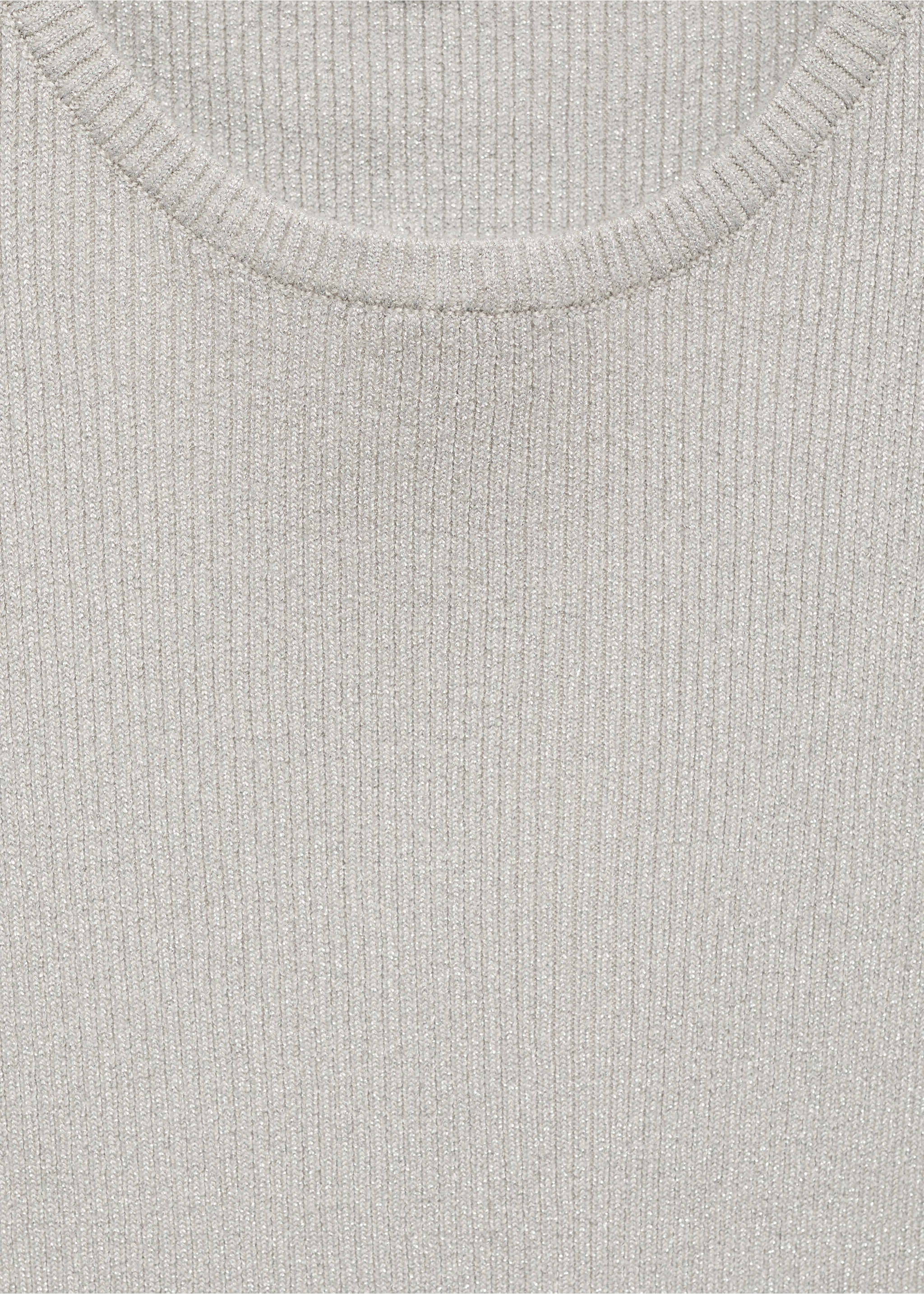 Open-back top - Details of the article 8, Silver. Ref: 87036341-00.