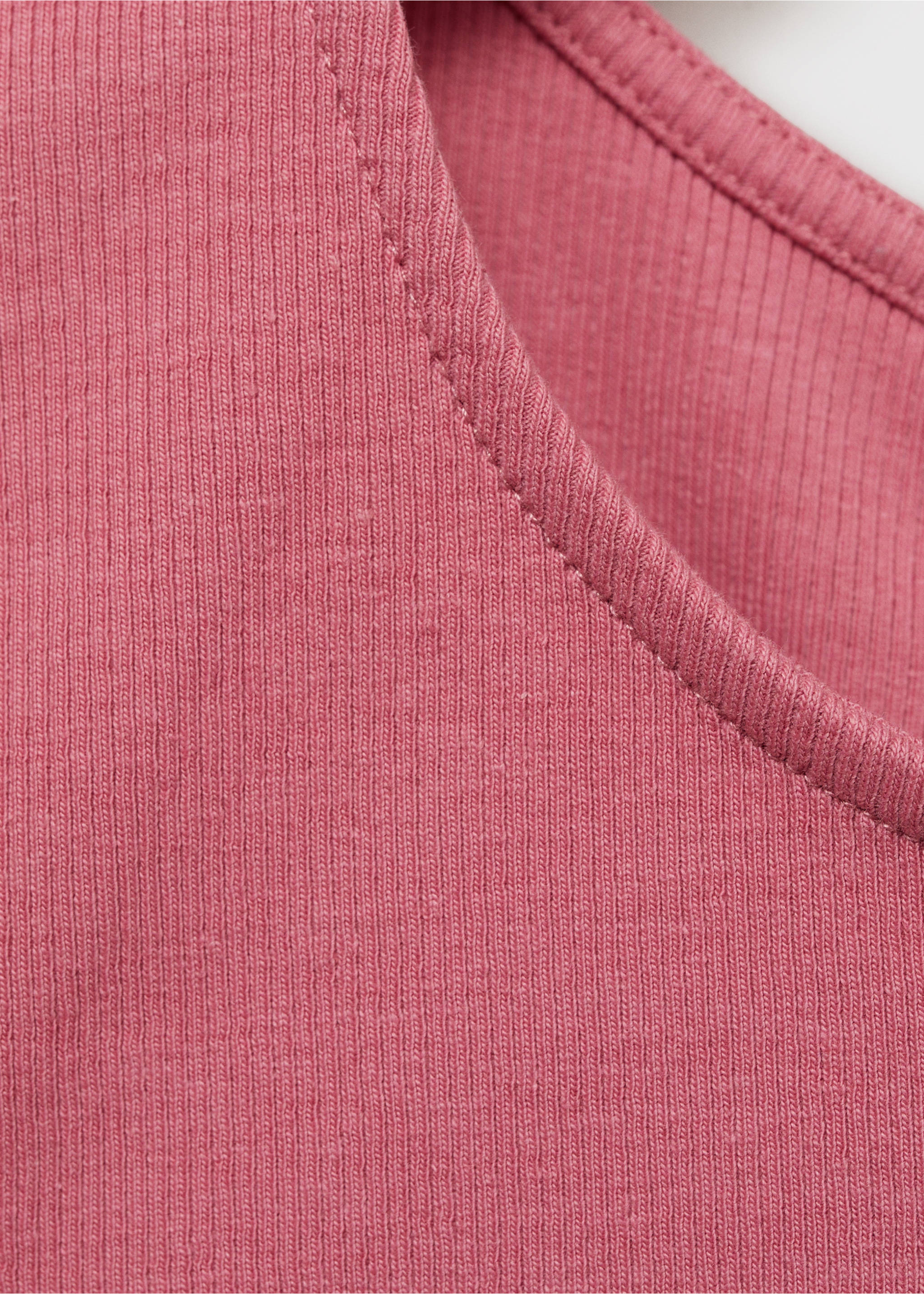 Top espalda entrelazada - Detalle del artículo 8, Rosa pastel. Ref: 87036343-00.