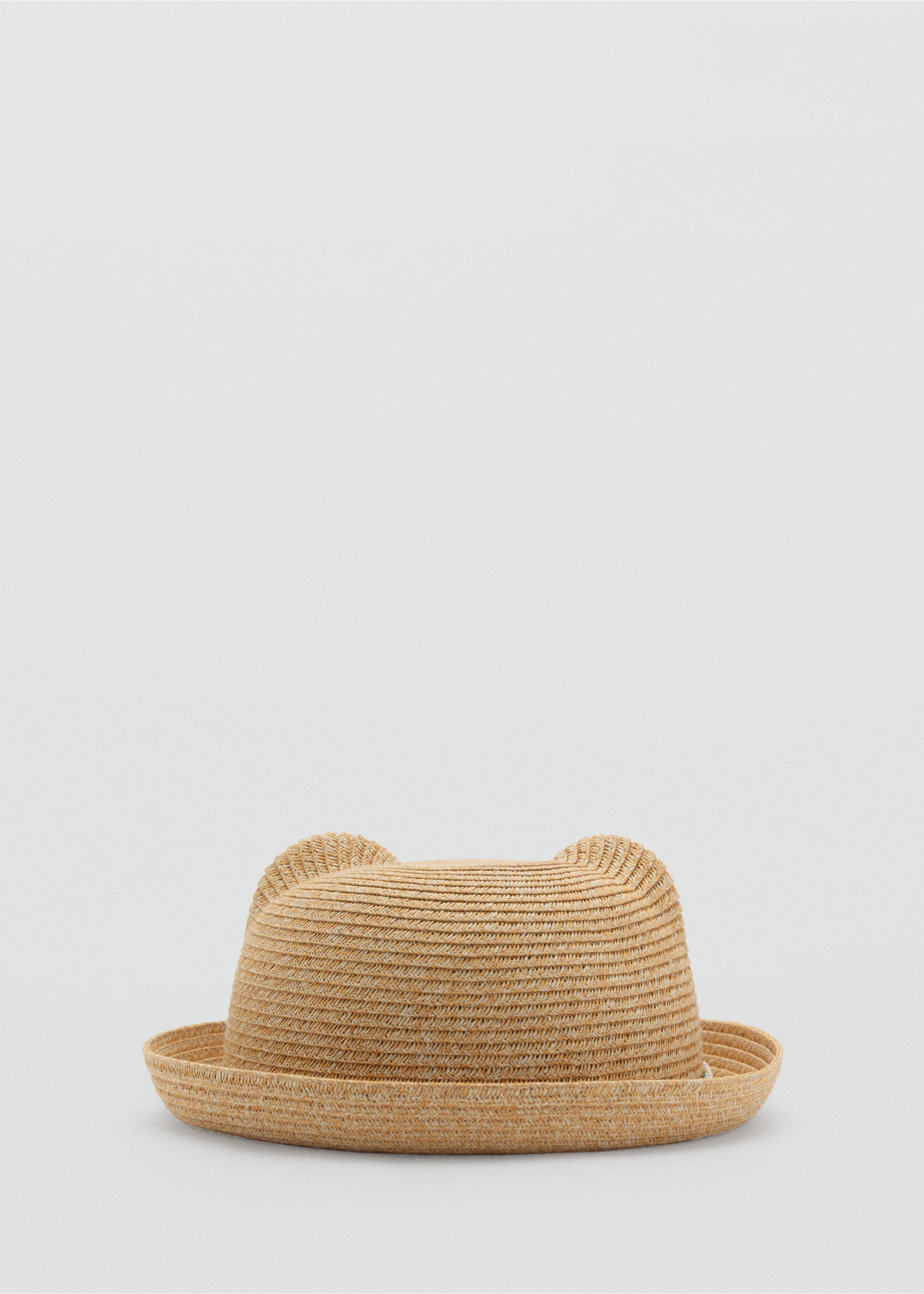 Chapeau oreilles fibres naturelles - Article sans modèle, Sable. Ref: 87036344-00.