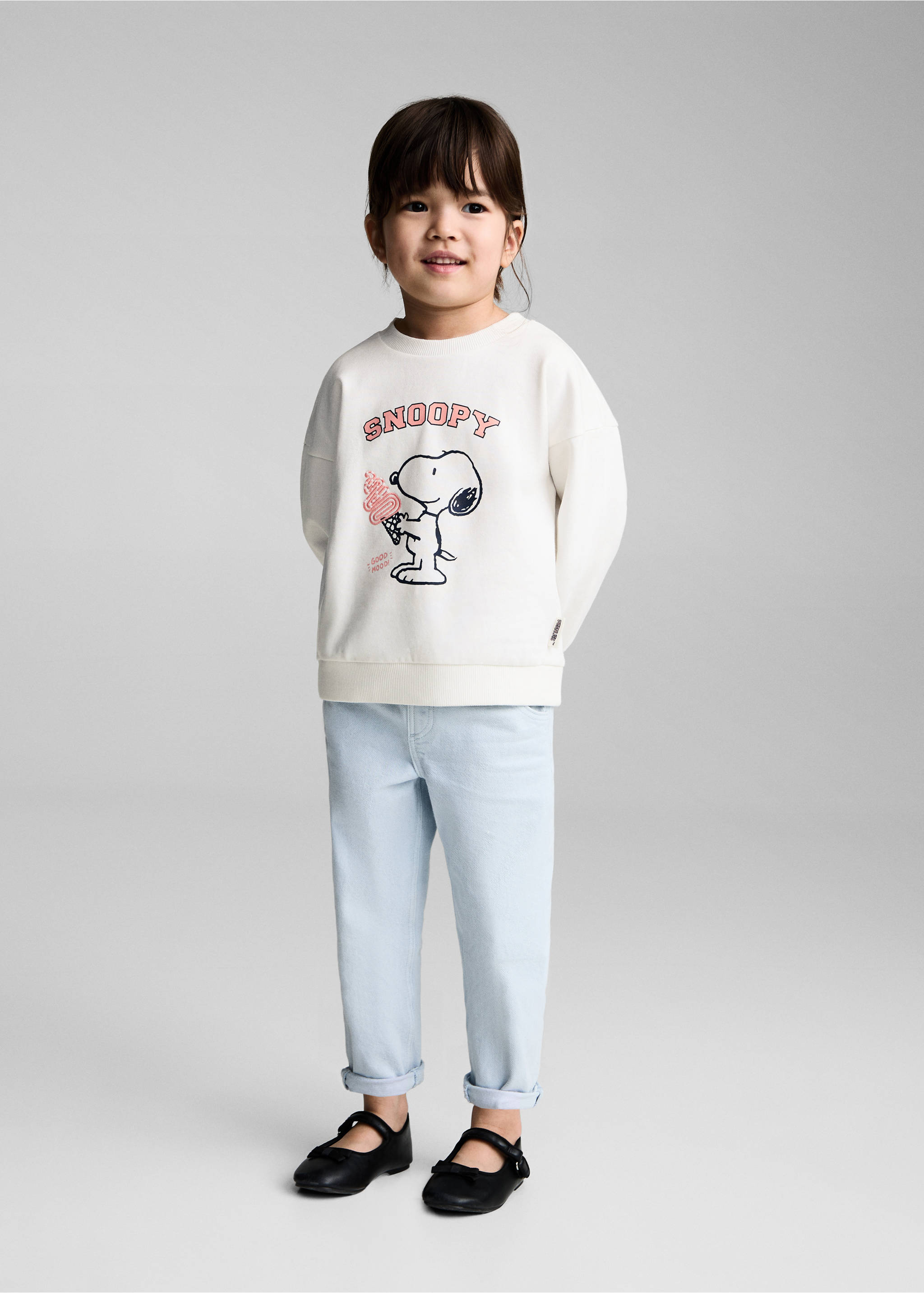 Snoopy-print sweatshirt - General plane, Off White. Ref: 87036345-00.