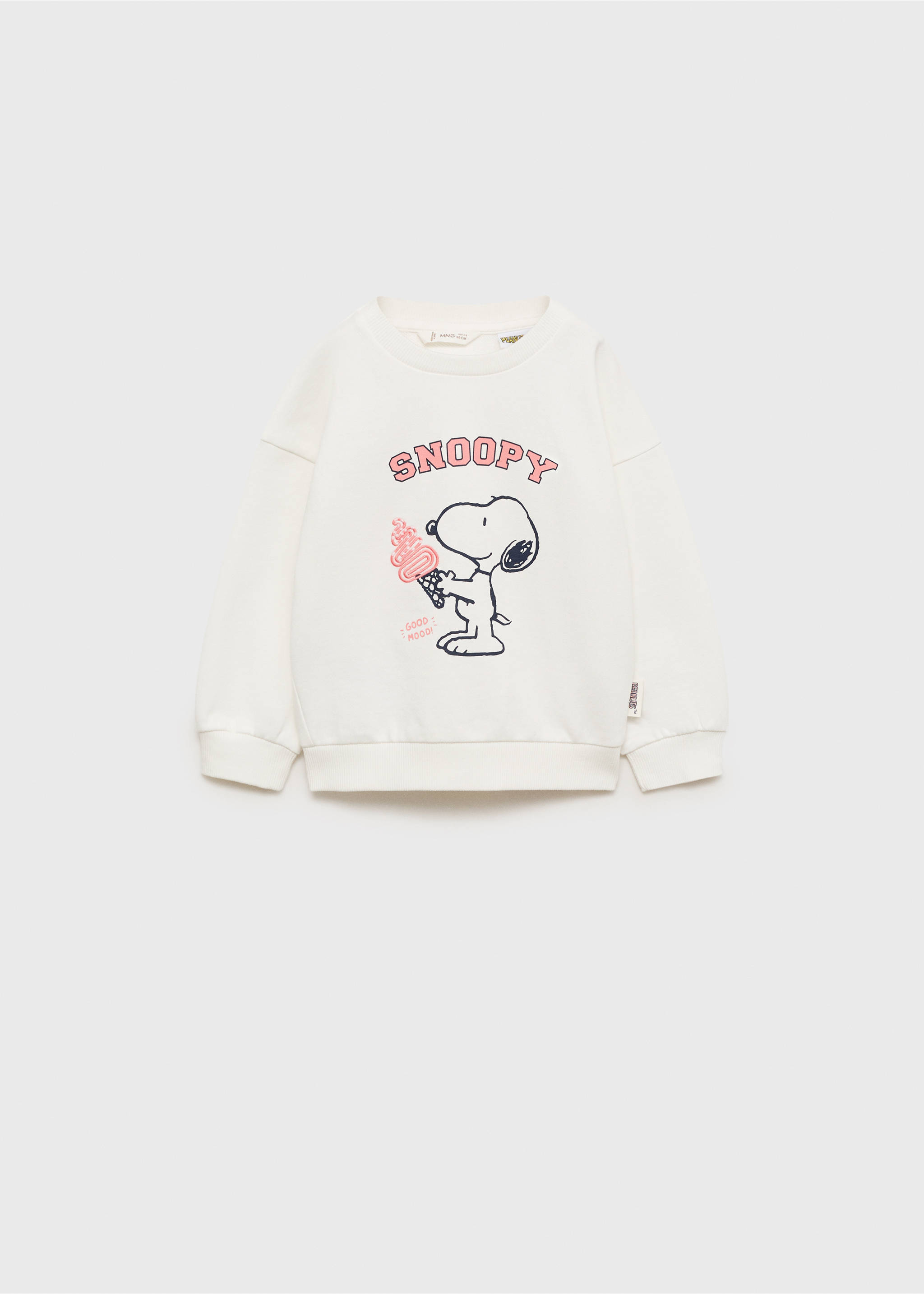 Snoopy-print sweatshirt - Article without model, Off White. Ref: 87036345-00.