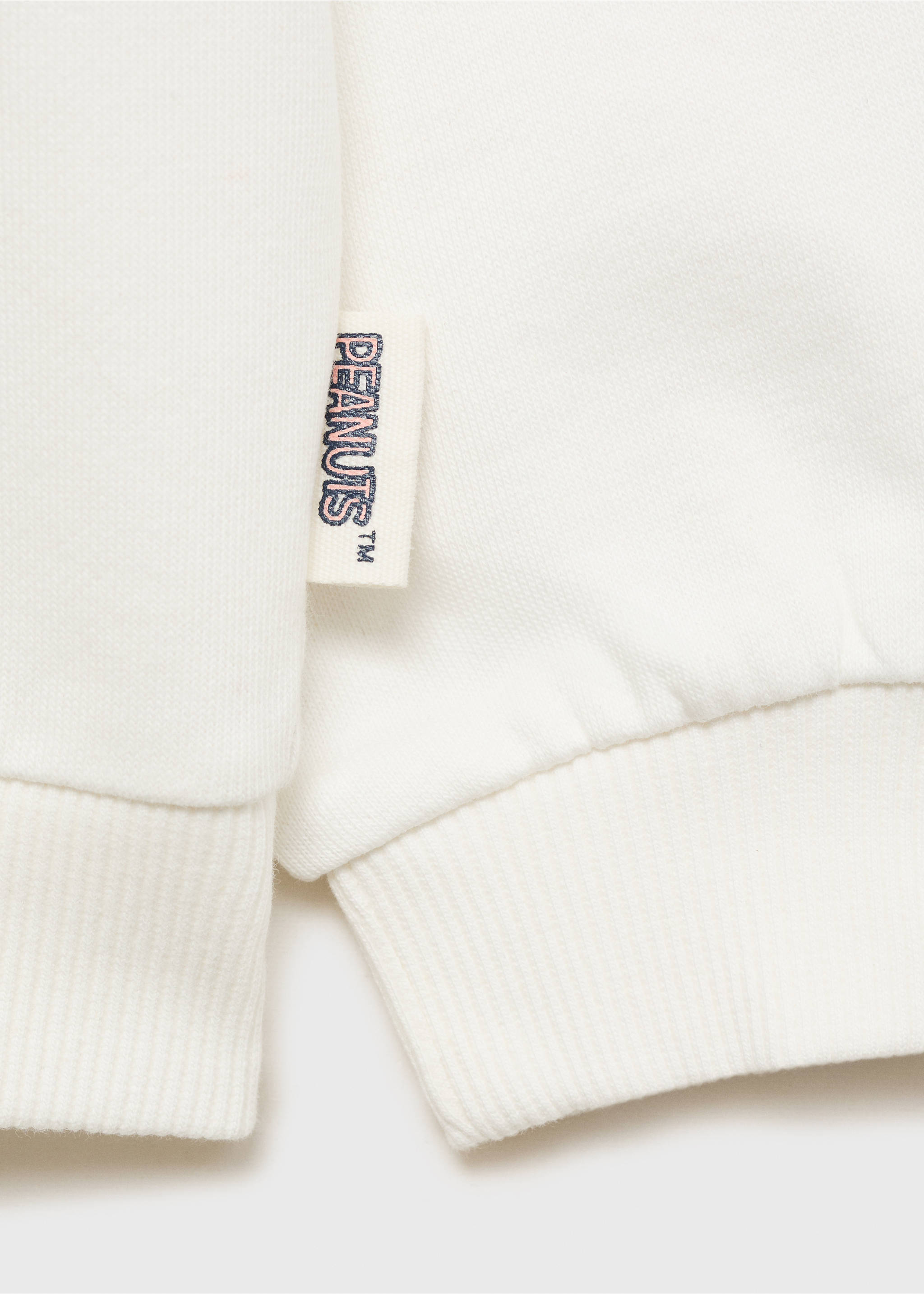 Snoopy-print sweatshirt - Details of the article 0, Off White. Ref: 87036345-00.