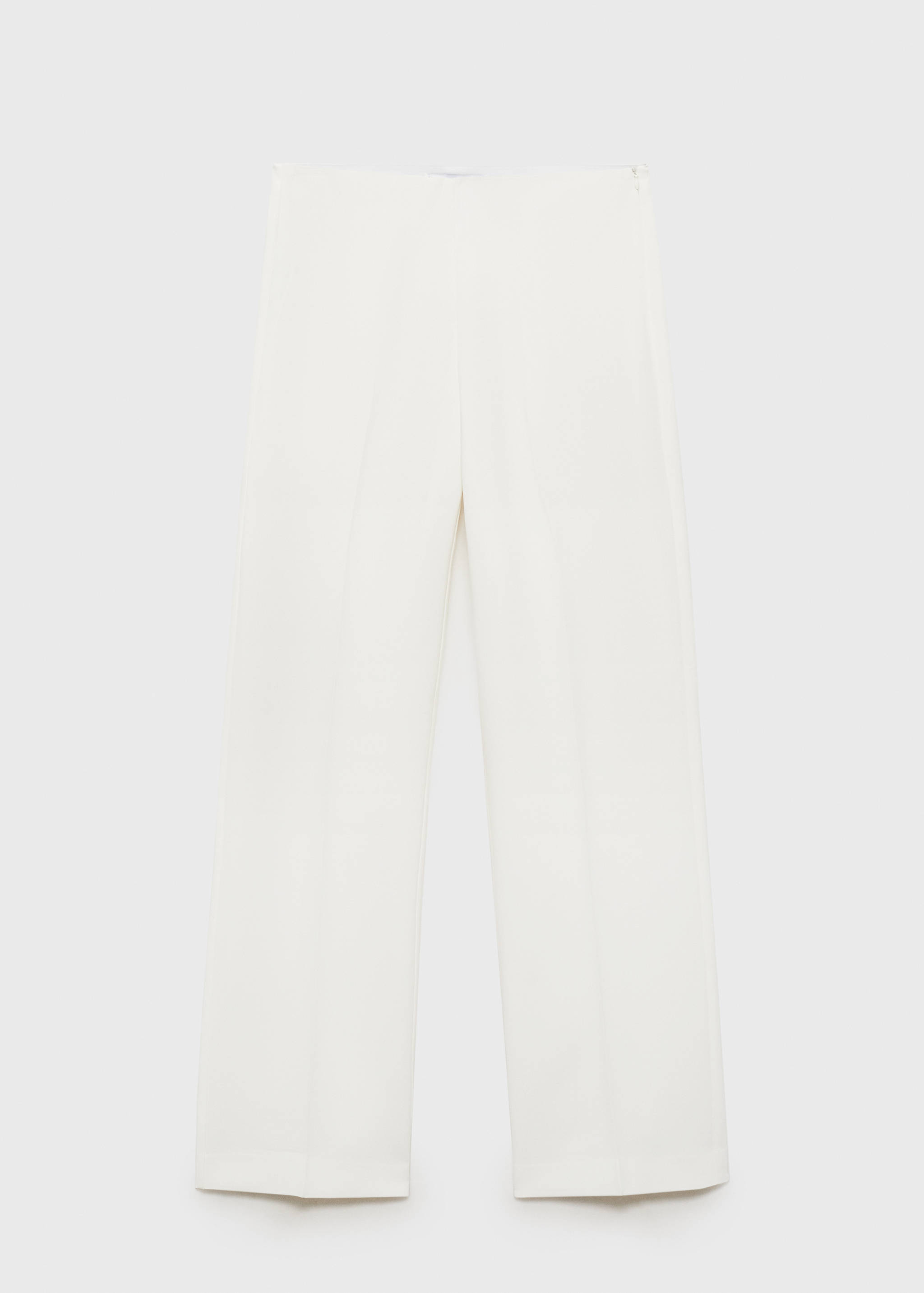 High-waist straight-fit suit pants - Article without model