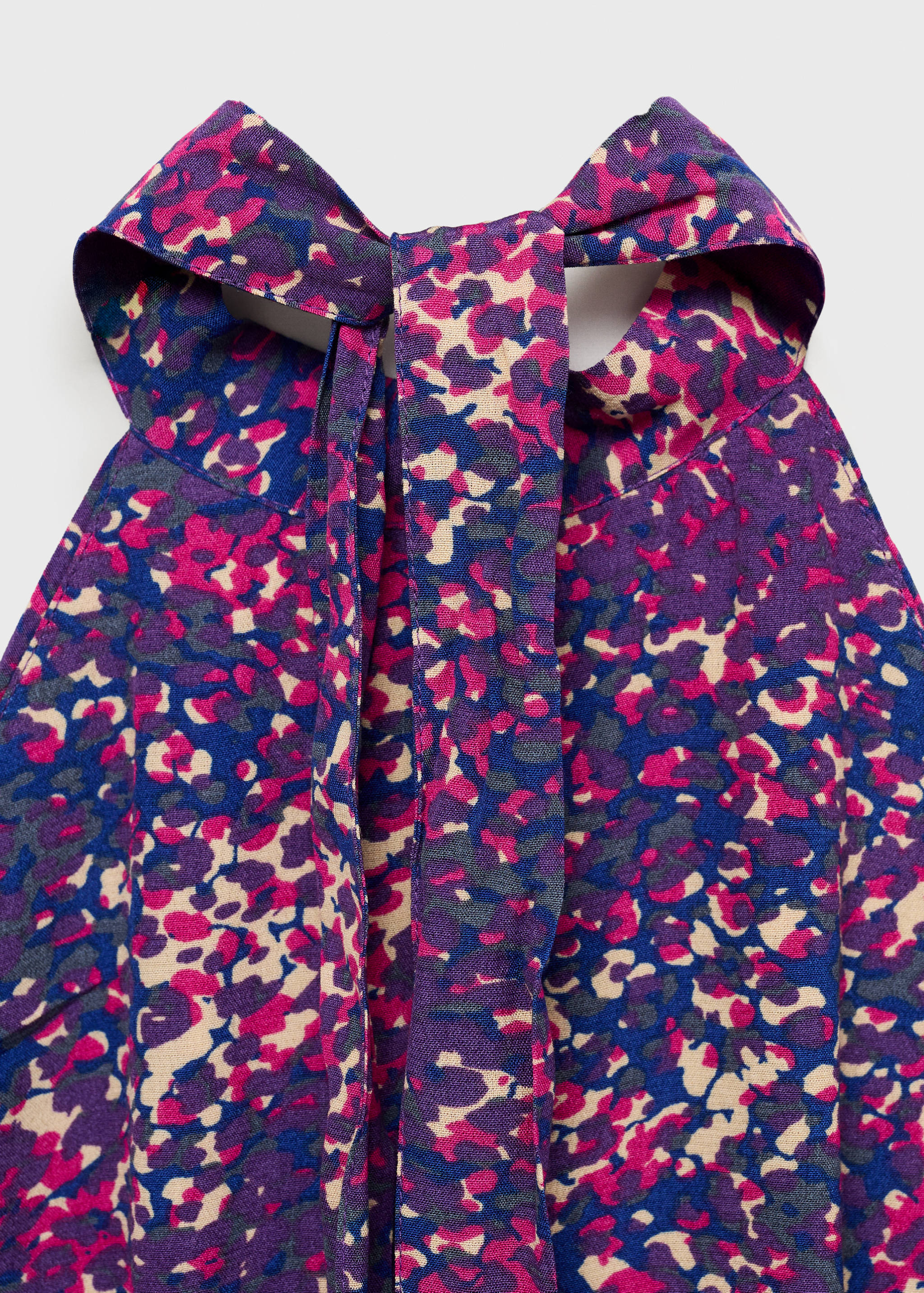 Vestit estampat coll halter - Detall de l'article 8