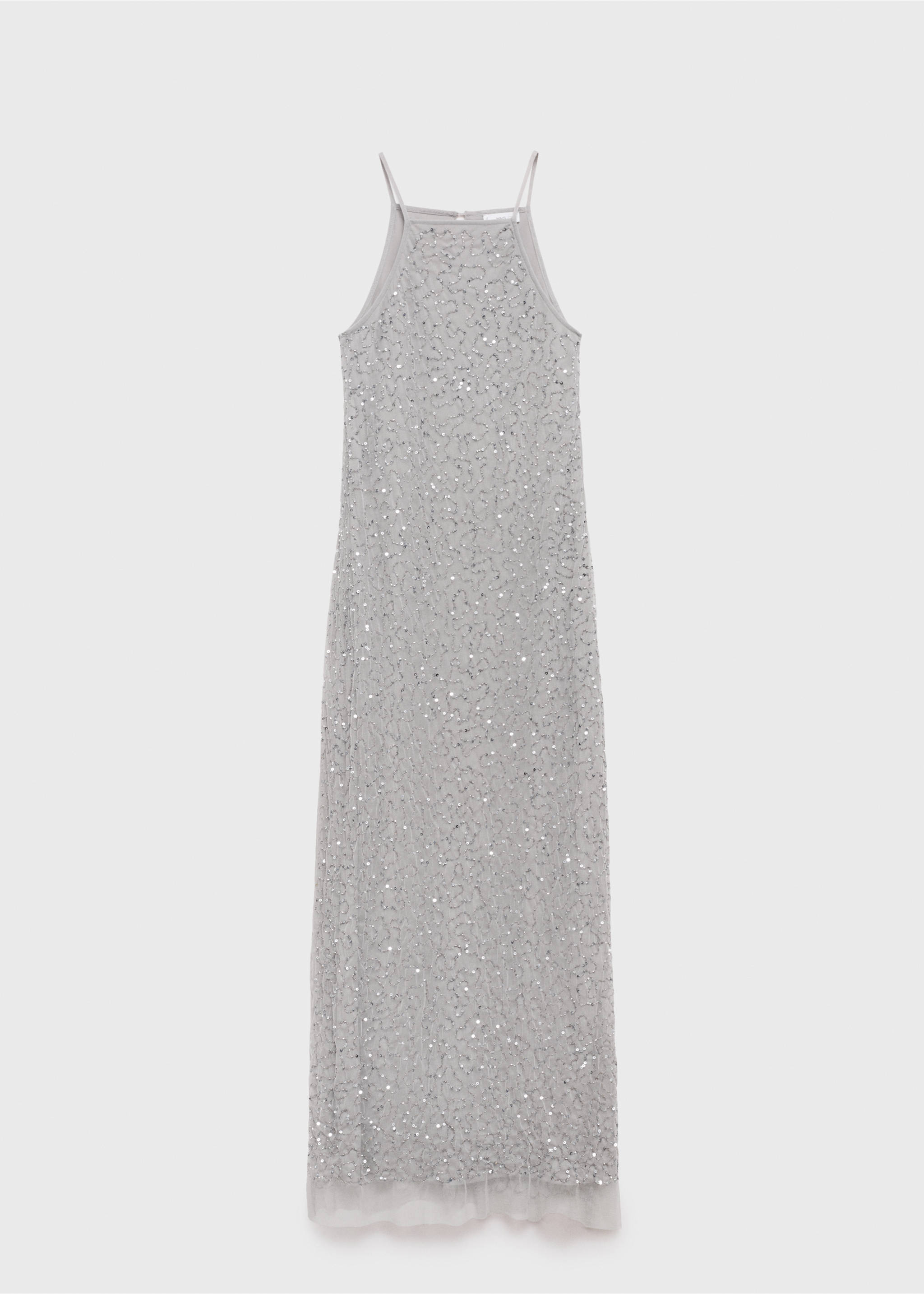 Vestido tul cristales - Artículo sin modelo, Plata. Ref: 87036360-00.