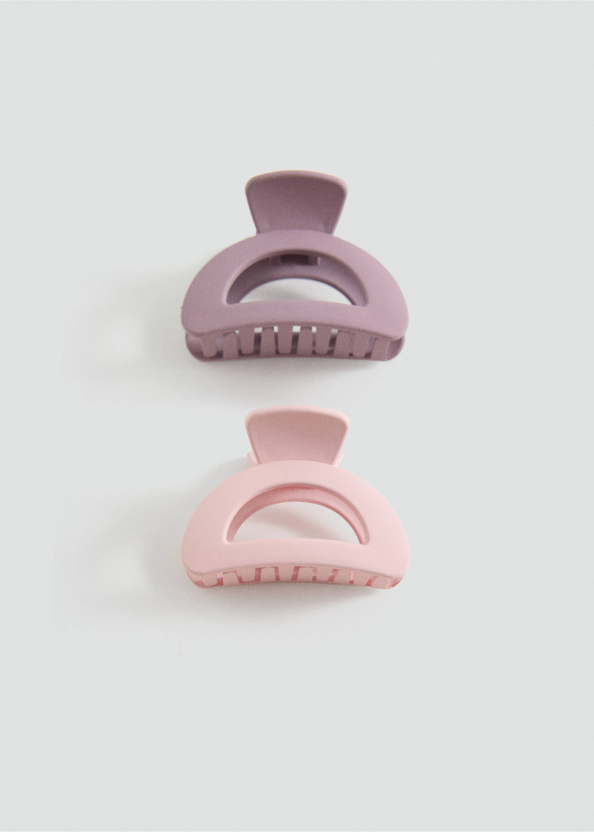 Set 2 pinzas pelo - Artículo sin modelo, Marrón medio. Ref: 87036368-00.