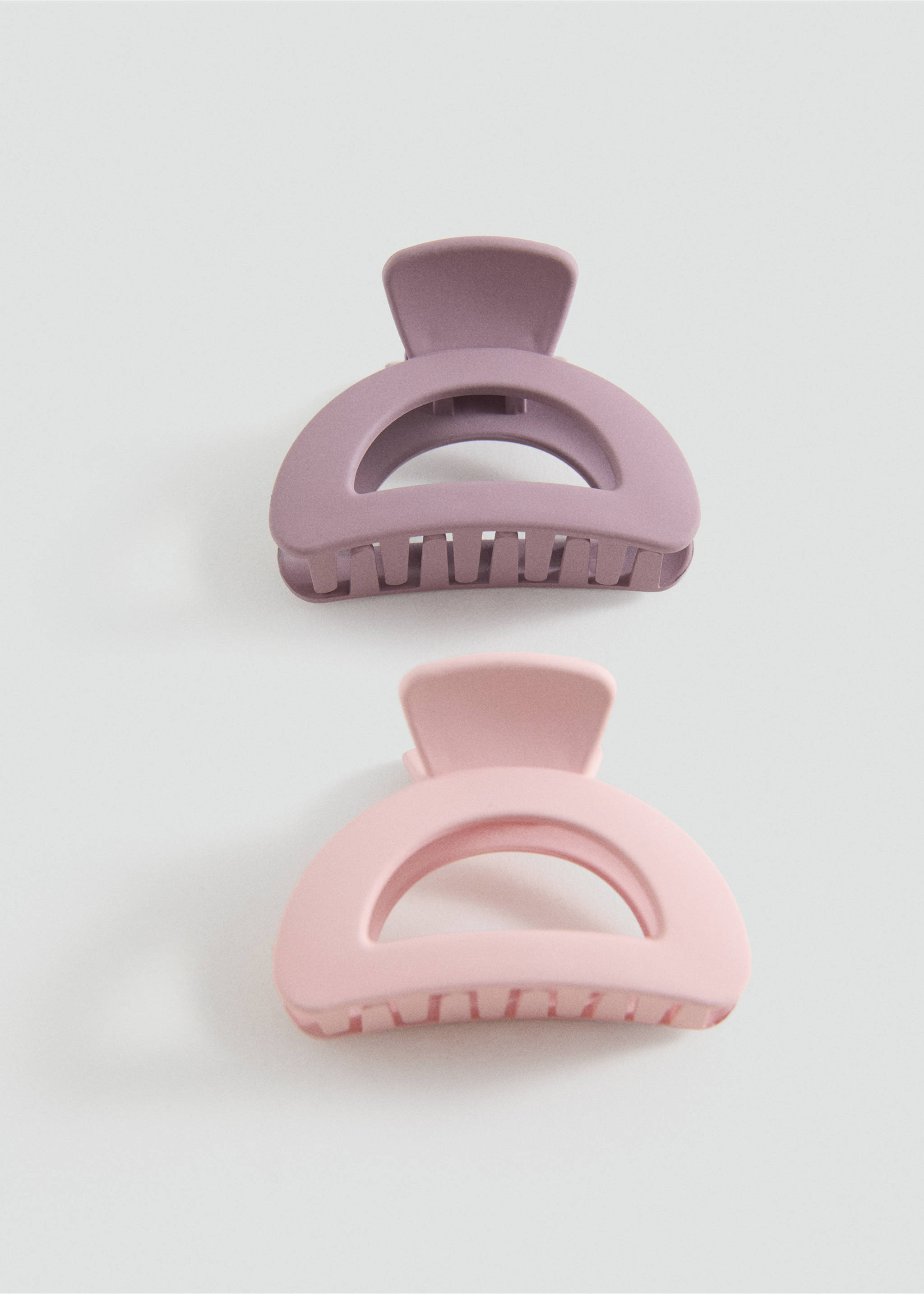 Set 2 pinzas pelo - Detalle del artículo 1, Marrón medio. Ref: 87036368-00.