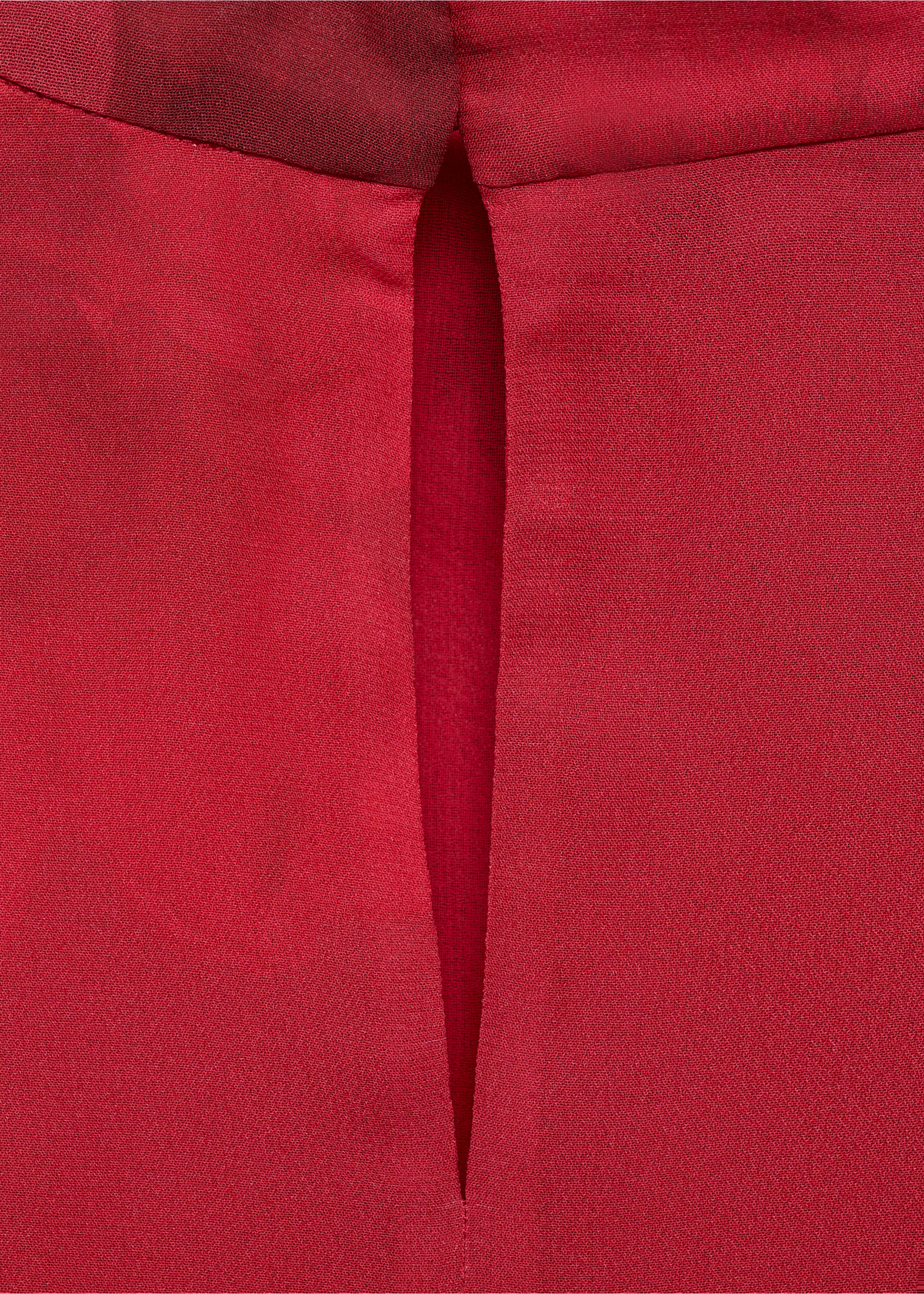 Floral blouse with scarf - Details of the article 0, Red. Ref: 87036373-00.