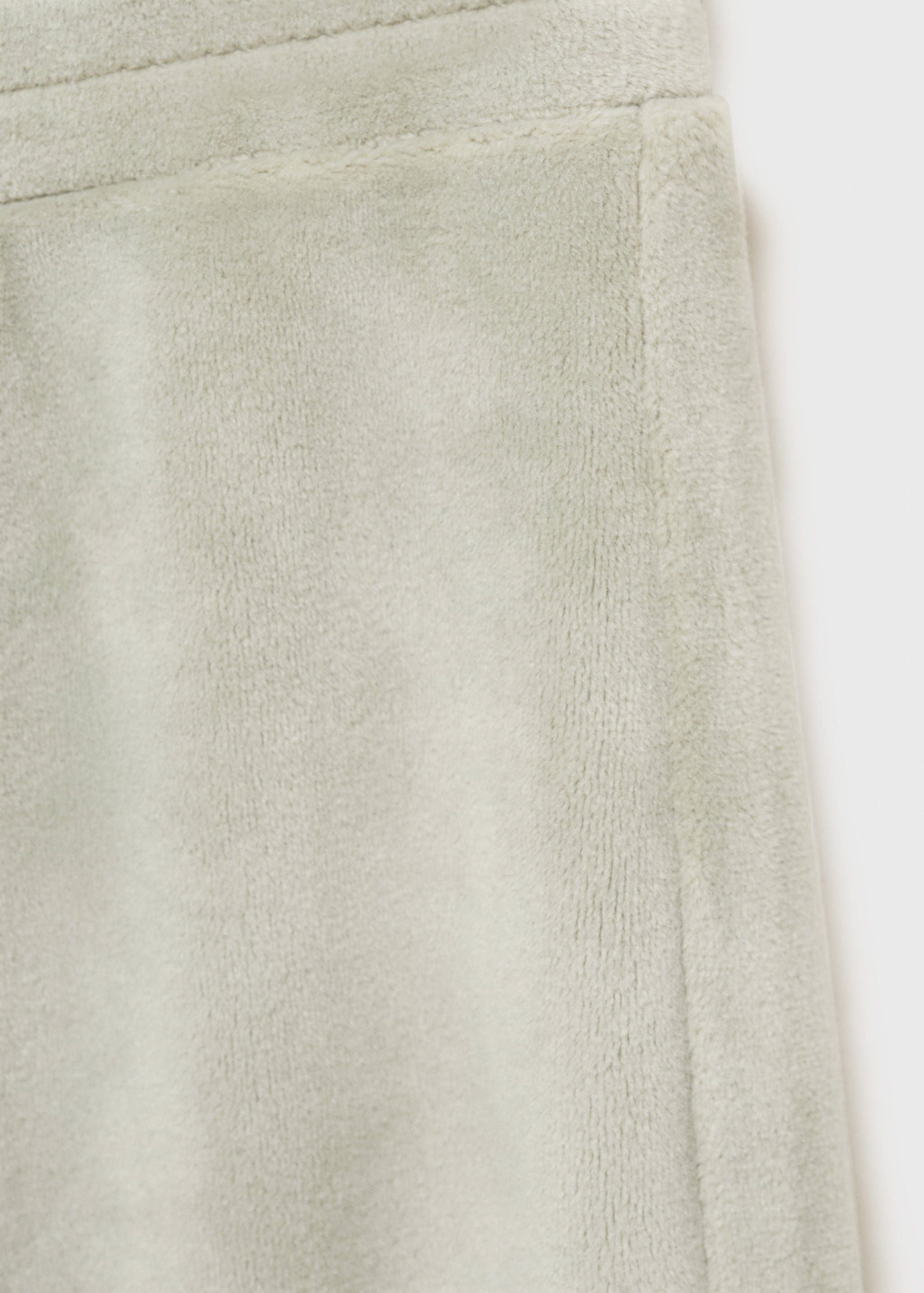 Soft-touch velour trousers - Details of the article 8