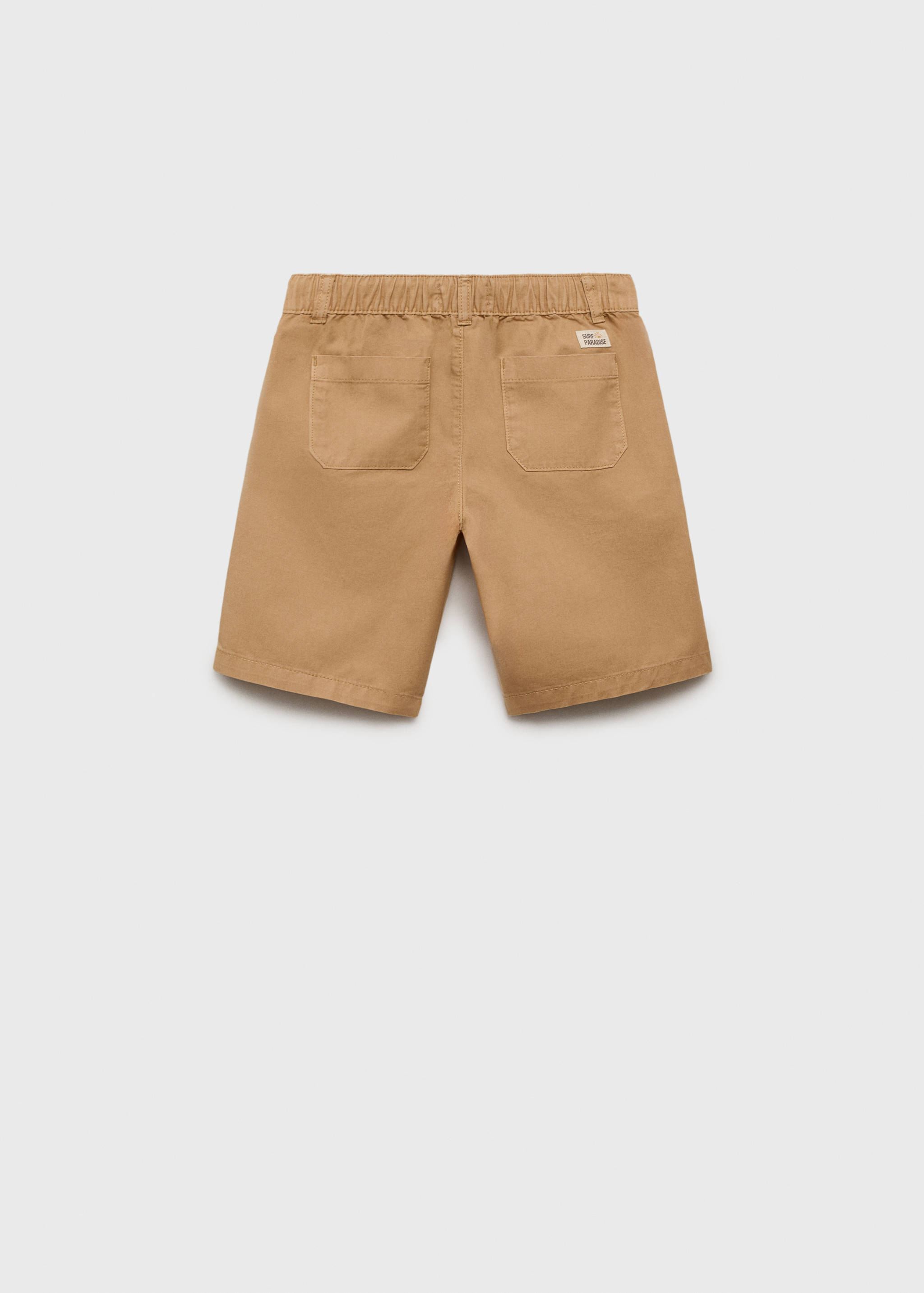 Elastic waist Bermuda shorts - Reverse of the article