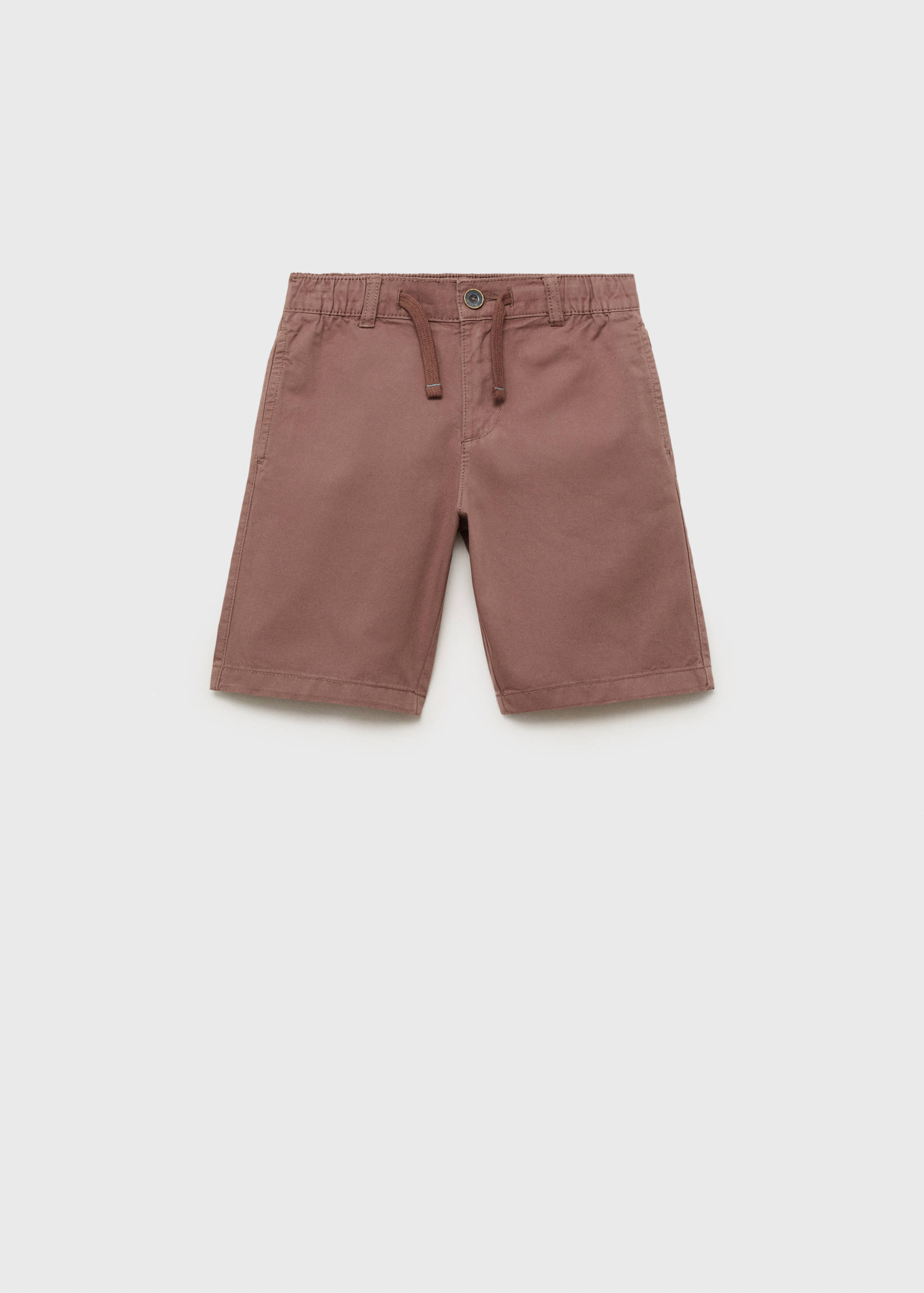 Elastic waist Bermuda shorts - Article without model