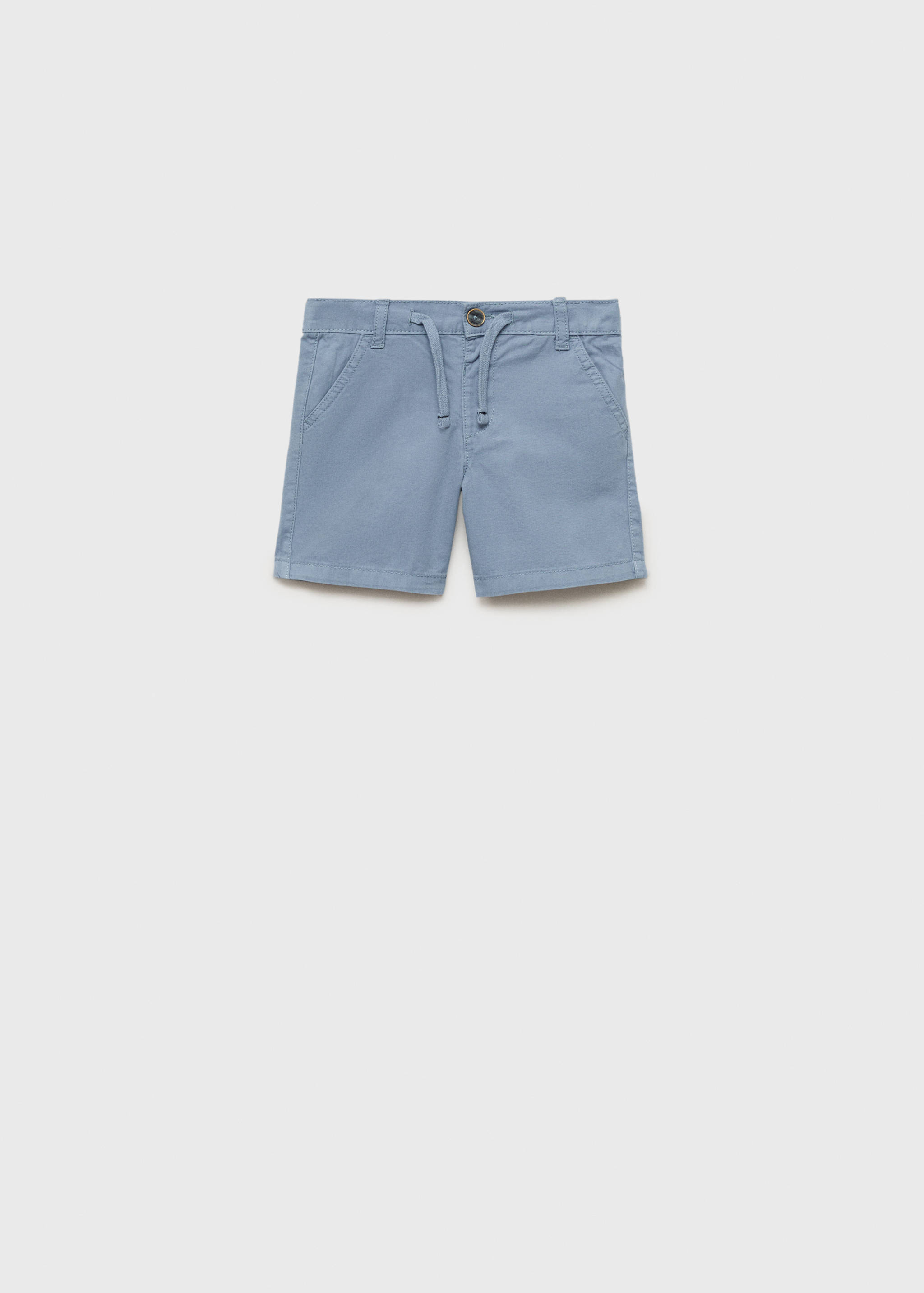 Cotton shorts with drawstring - Article without model