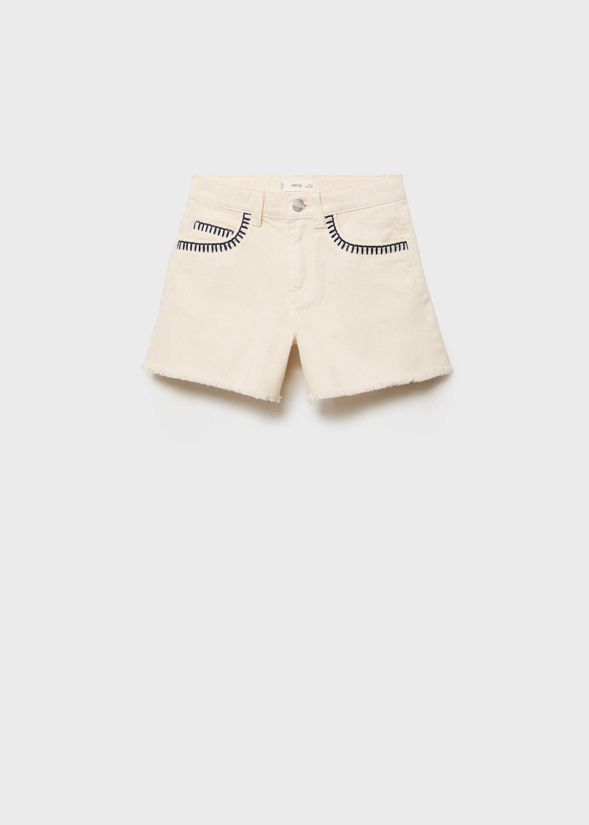 Shorts met geborduurd detail - Artikel zonder model