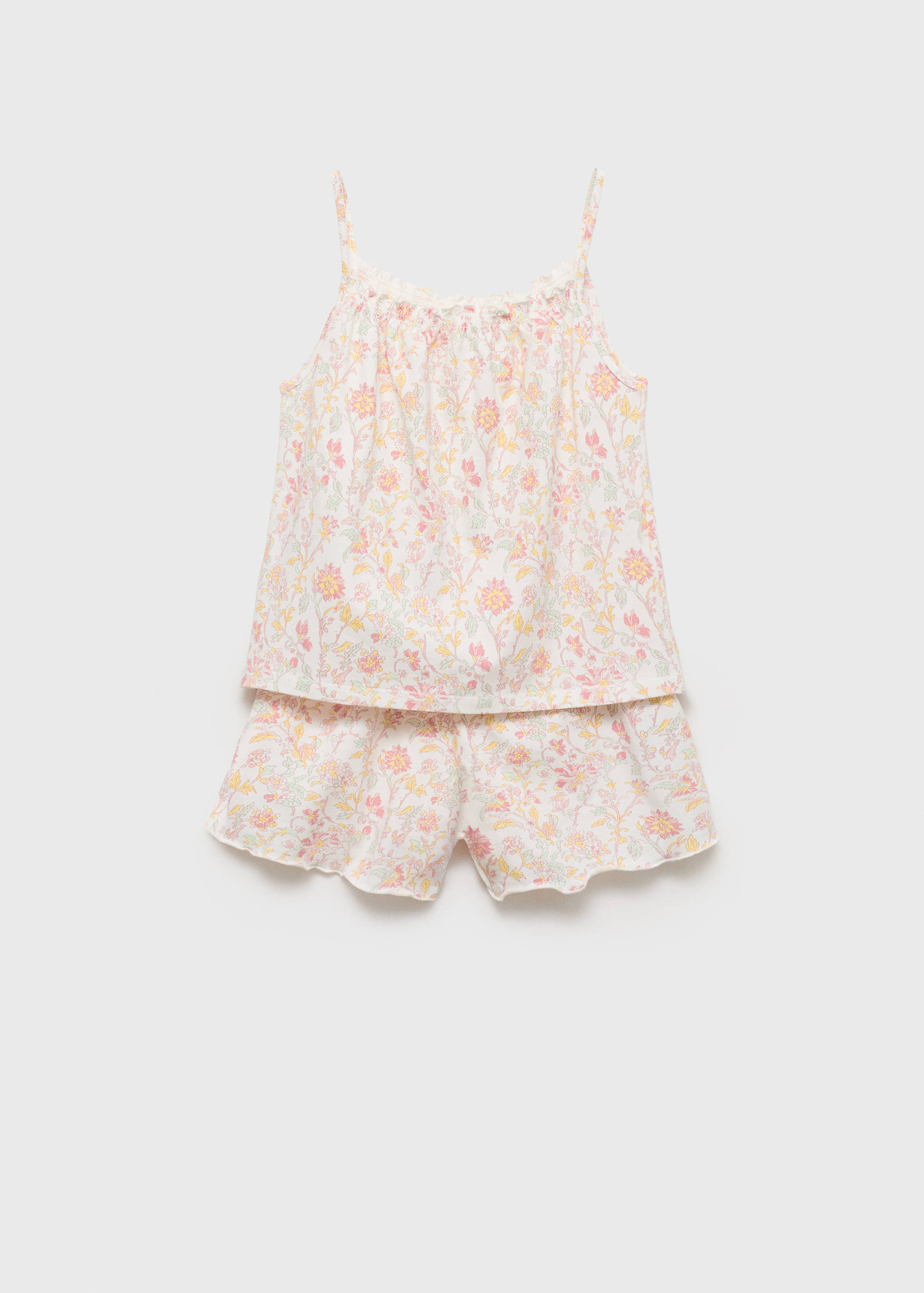 Printed short pyjamas - Reverse of the article