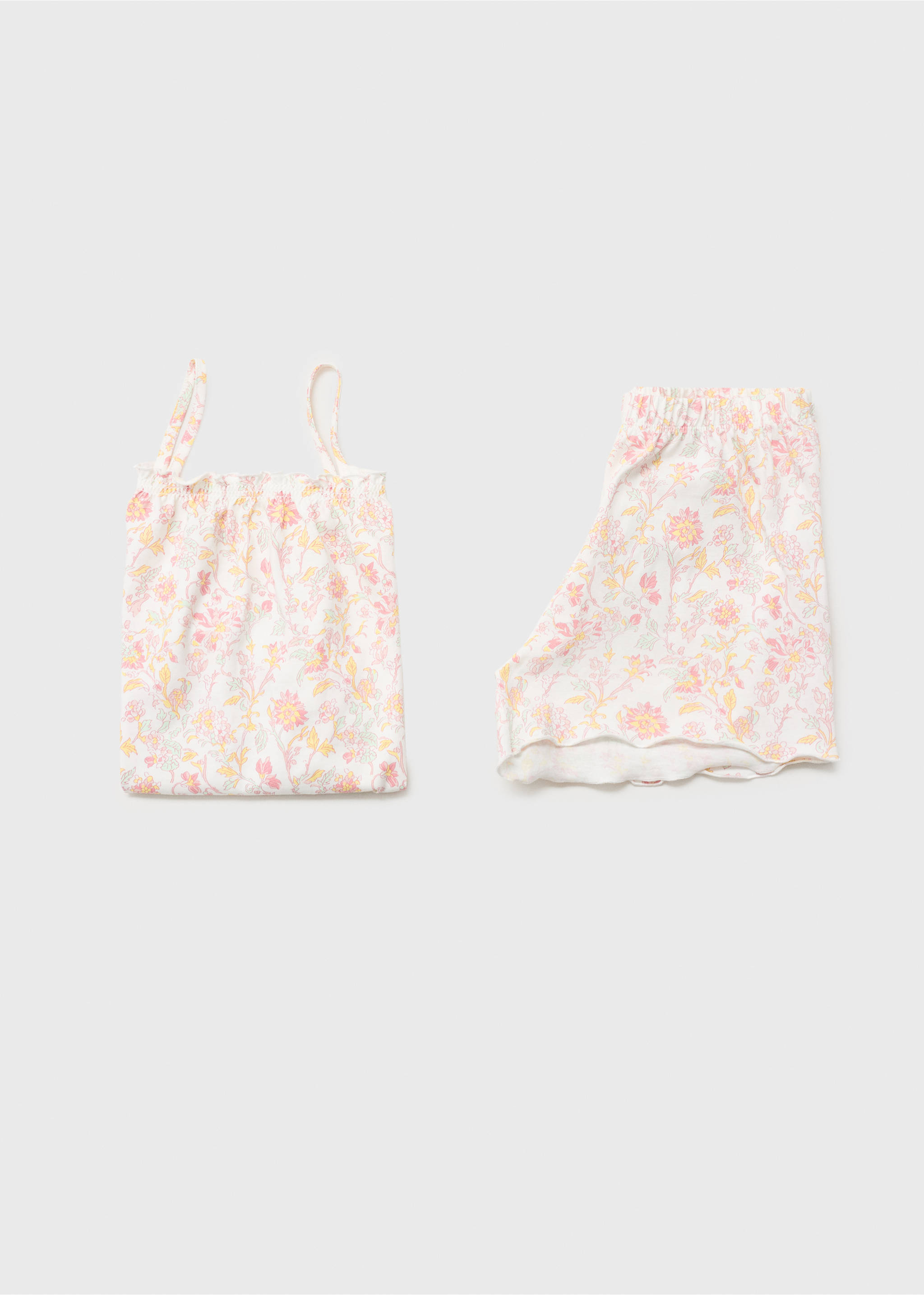 Kurzer Print-Pyjama - Detail des Artikels 8, Rosa. Ref: 87036717-00.