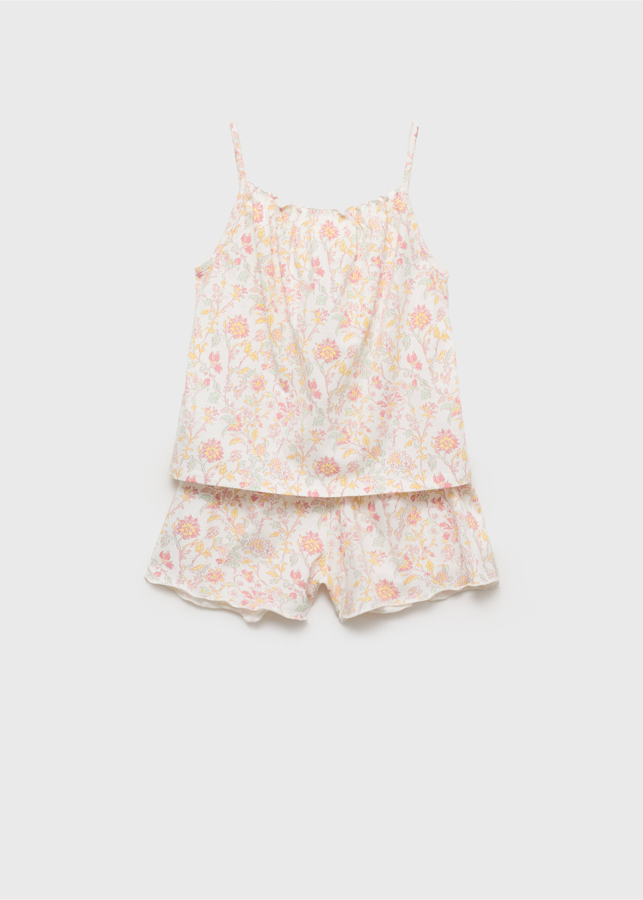 Printed short pyjamas - Article without model, Pink. Ref: 87036717-00.