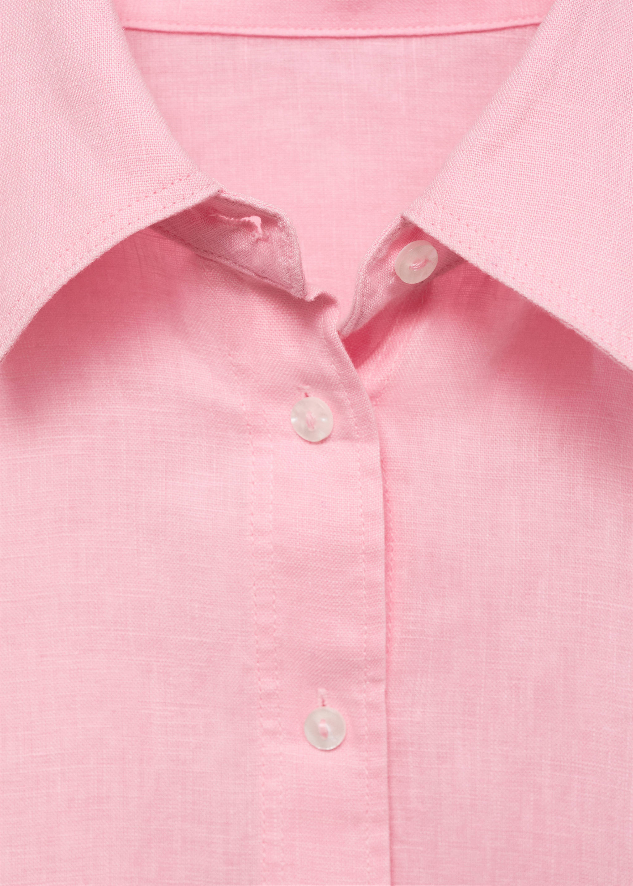 Linen oversized shirt - Details of the article 8