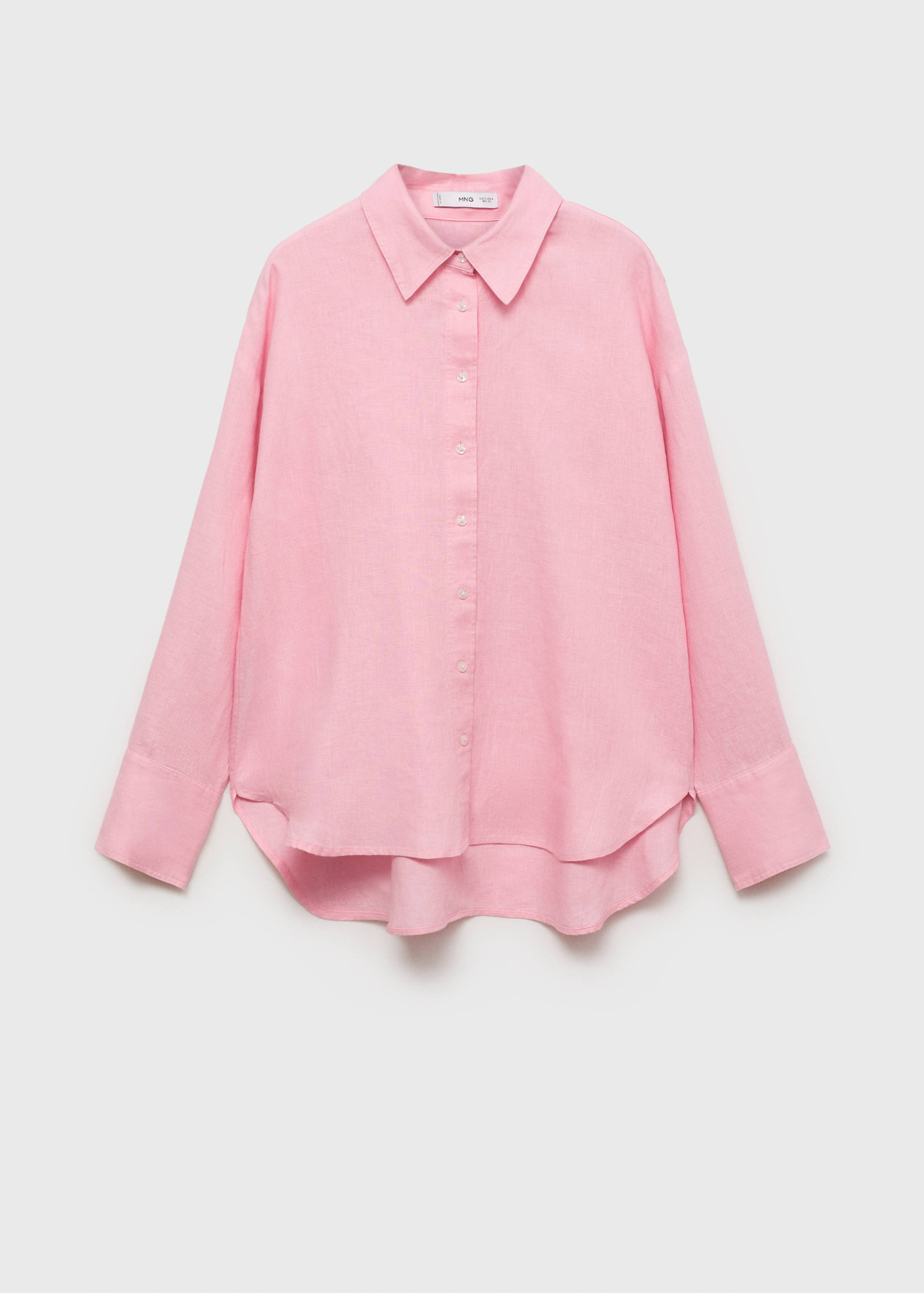 Linen oversized shirt - Article without model