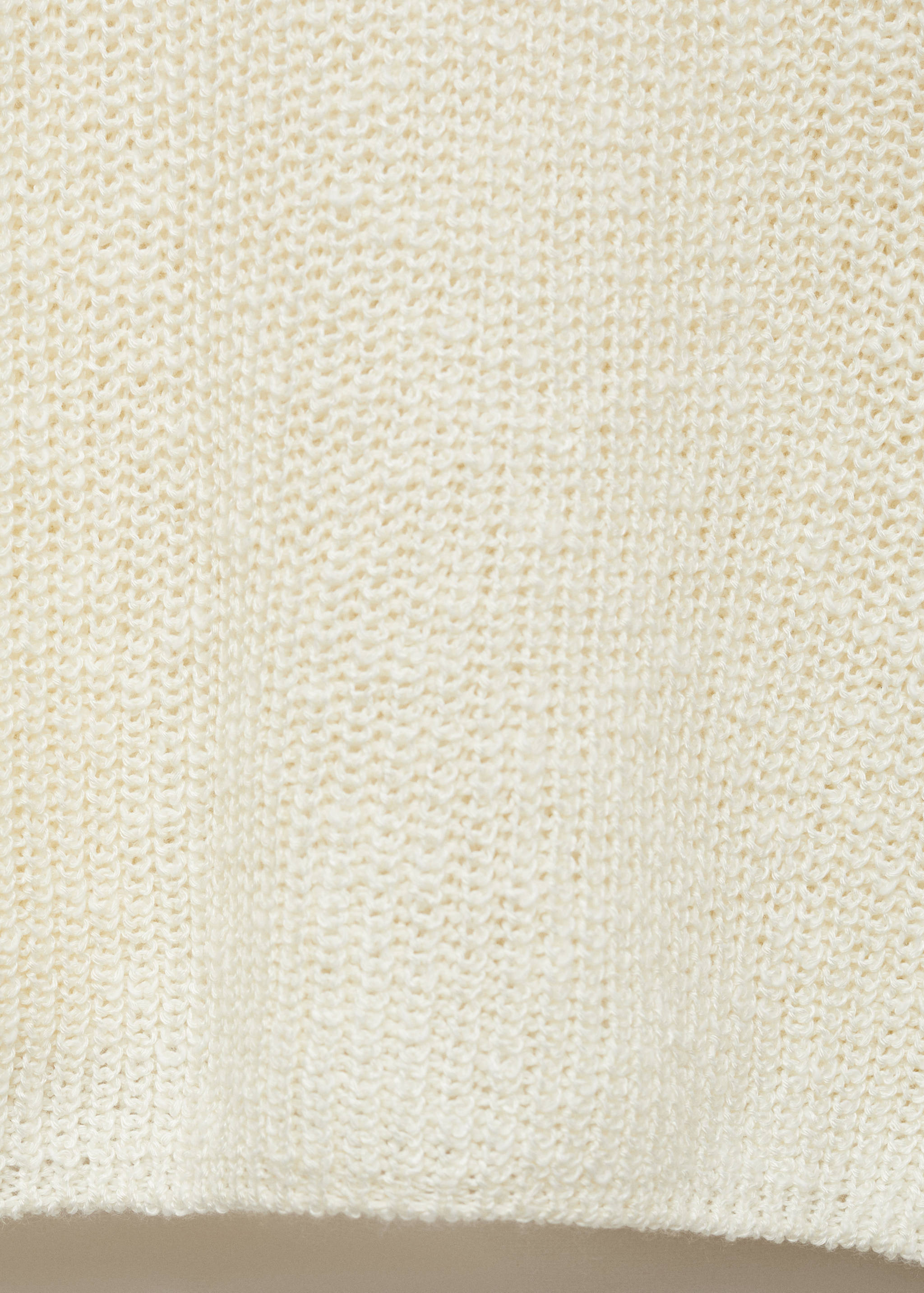 V-neck knit sweater - Details of the article 0