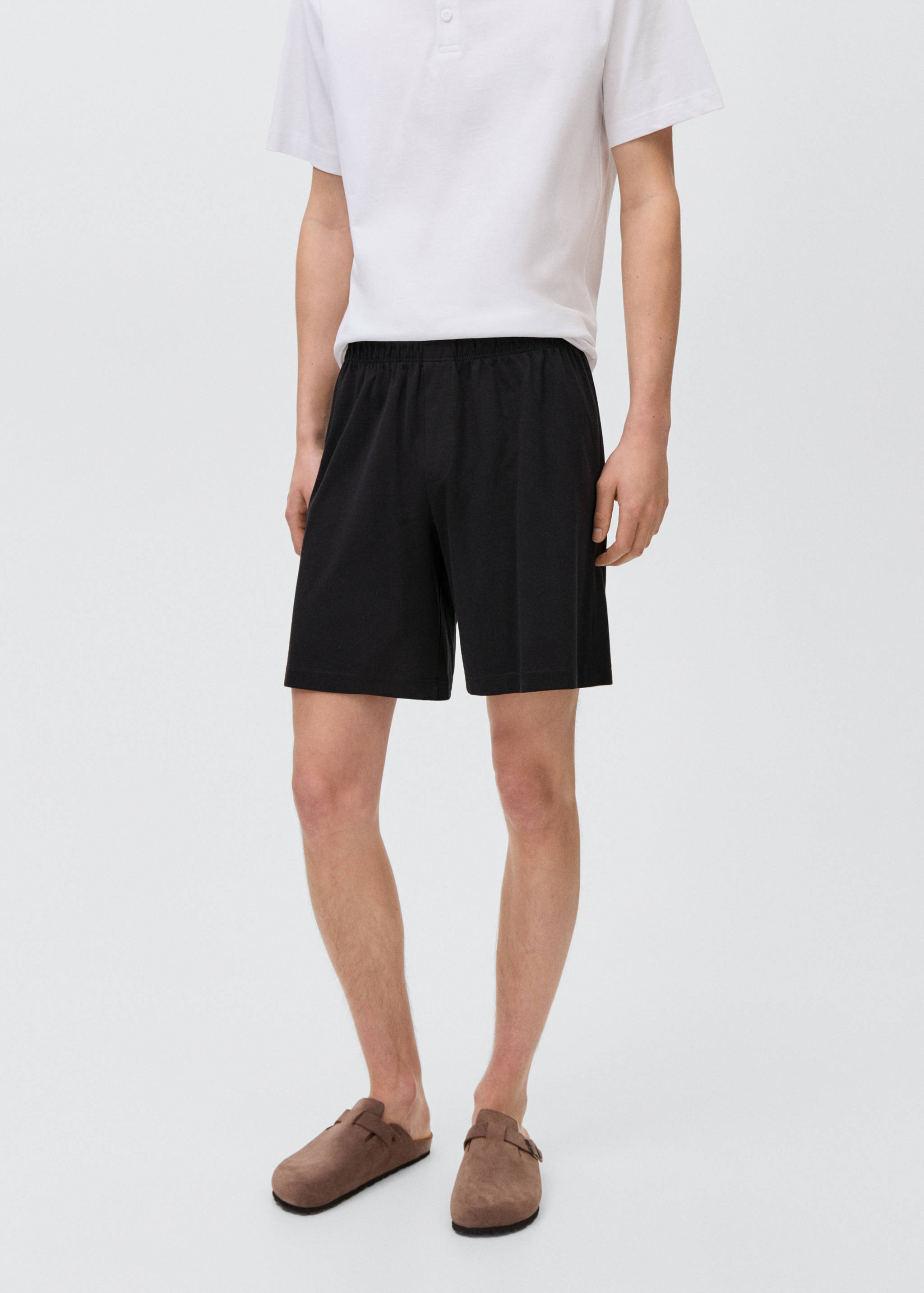 Lot pyjama court coton - Plan moyen