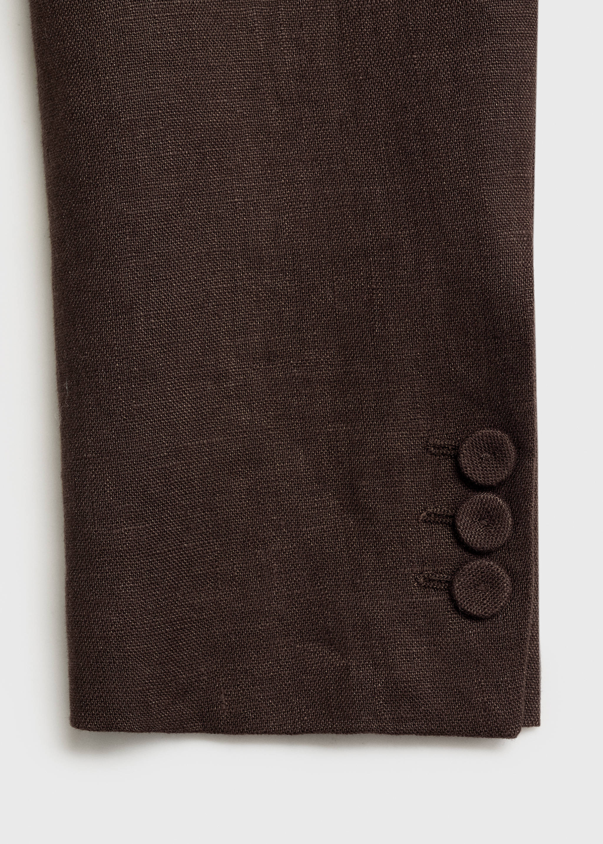 Linen suit jacket - Details of the article 0